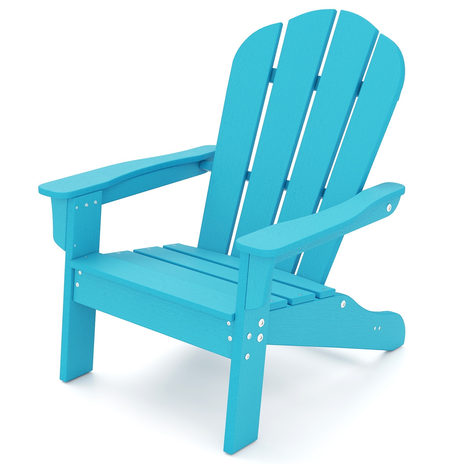 Slickblue - Kids Camping Chair with Wide Seat and Armrests for Patio Lawn Garden or Indoor Use Tu...