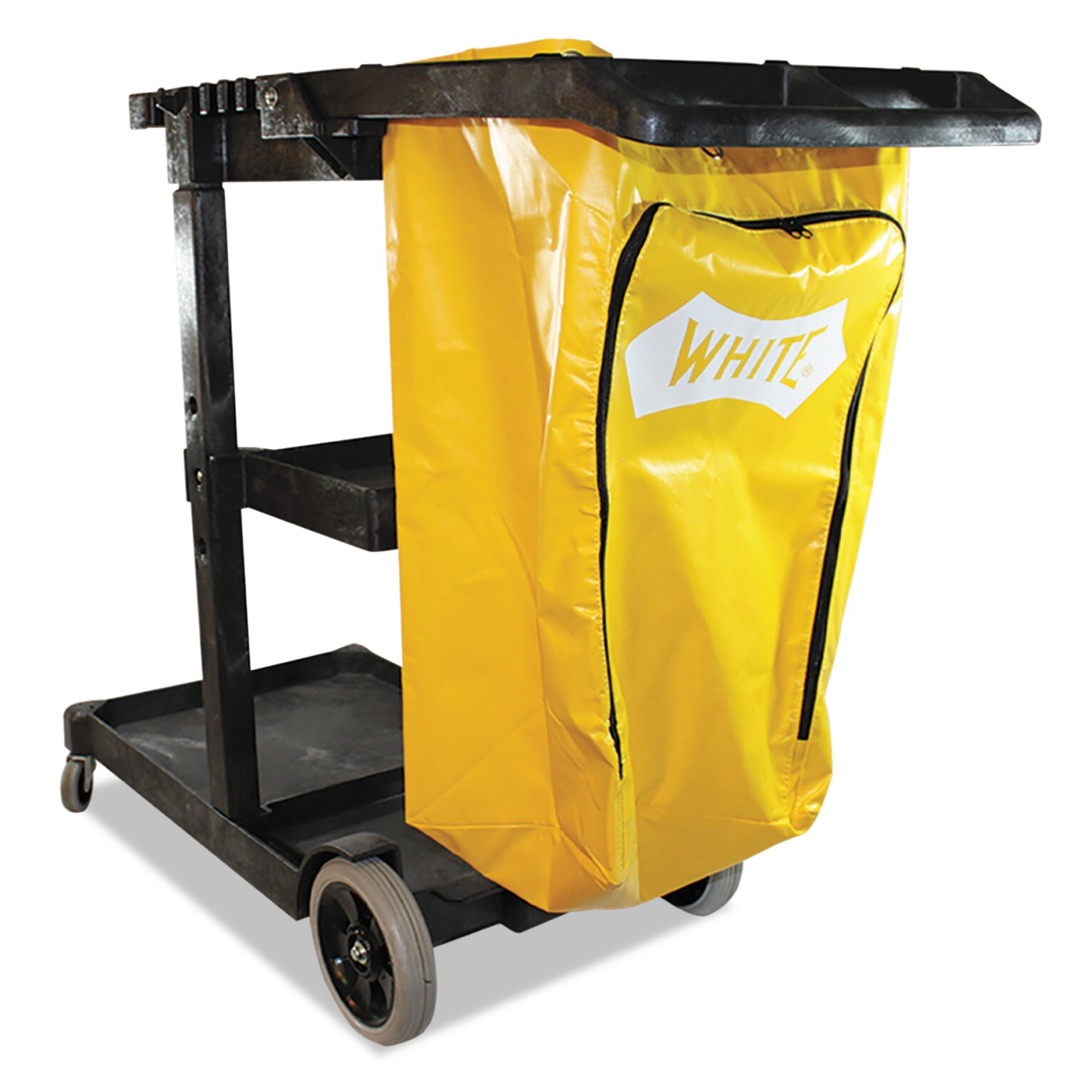 Alpine Industries Janitorial Cleaning Cart, 36-Quart Mop Bucket
