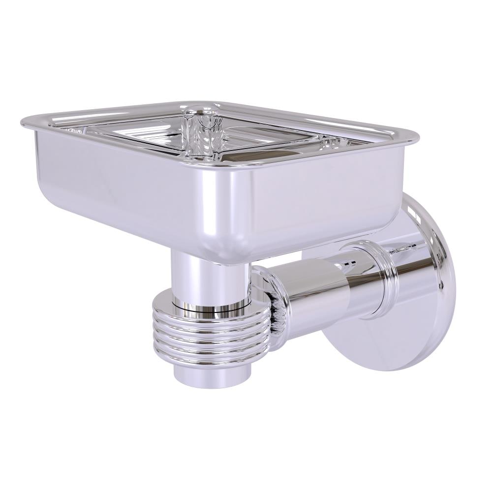 Allied Brass 2032G-PC Continental Polished Chrome Brass Soap Dish