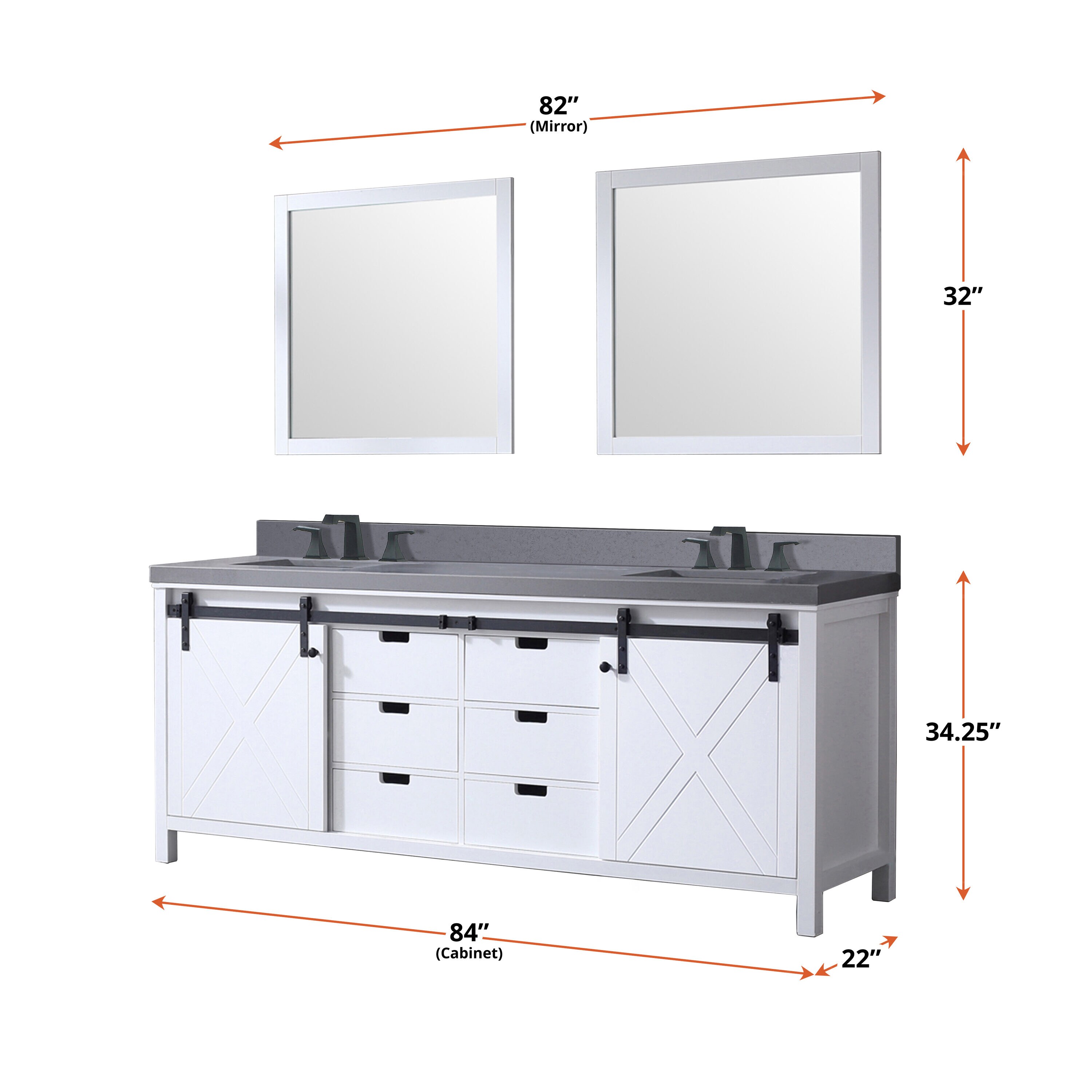 Lexora LM342284DA00000 vanities - View #6