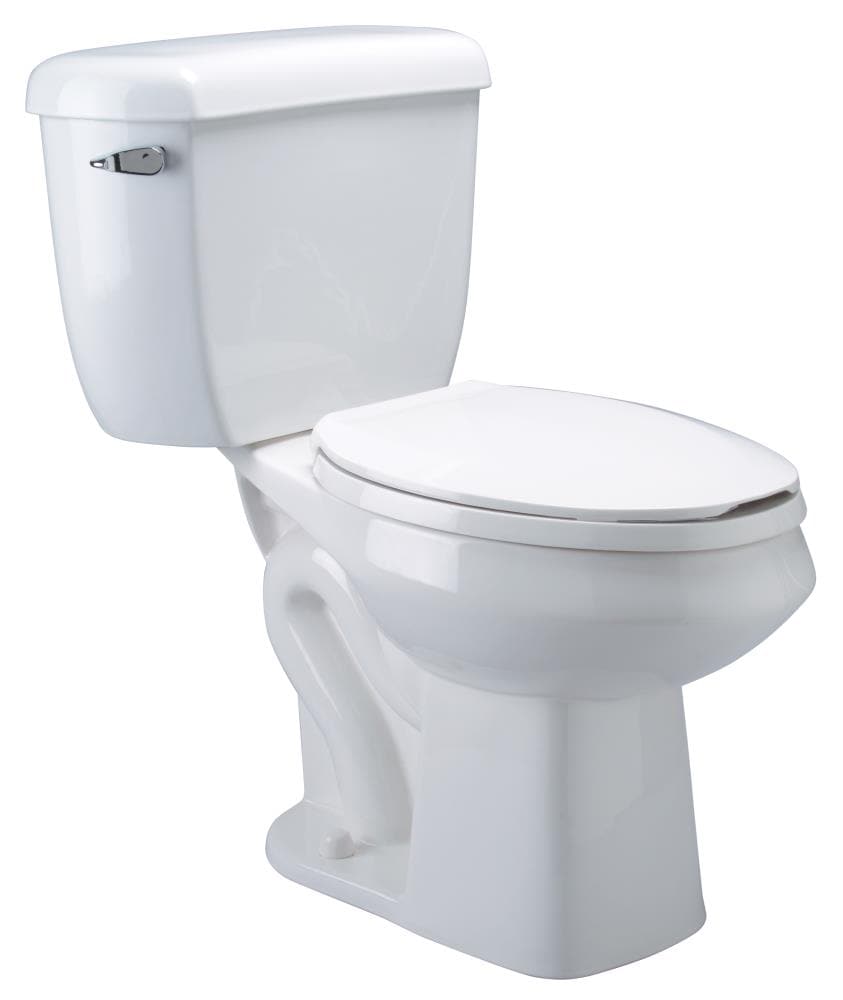 White Elongated Standard Height 2-piece WaterSense Toilet 12-in Rough-In 1.1-GPF | - Zurn Z5561