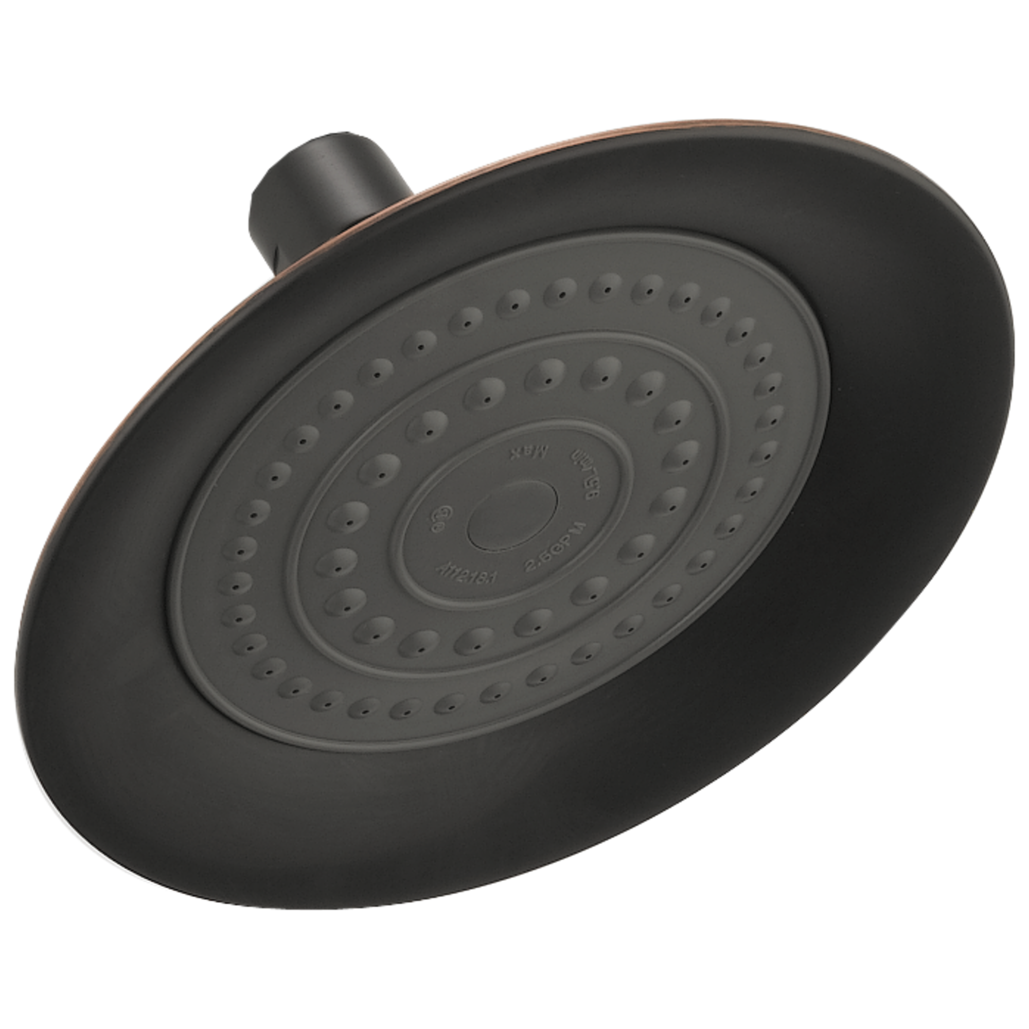 Delta RP61181OB Universal Showering Components 1.0 -Spray Oil Rubbed Bronze 6.0000-in Round Fixed Rain Shower Head 1.75 GPM