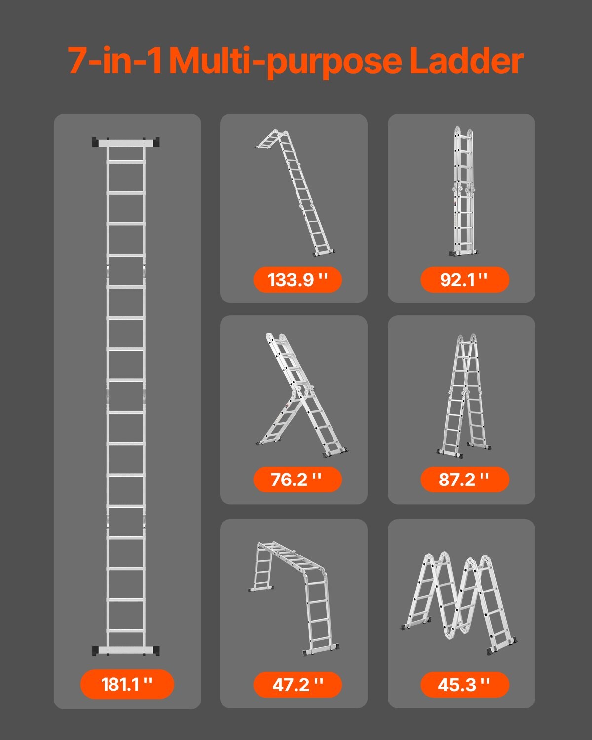 SUGIFT LW102SUGSS0418 Extension-Ladders - View #7