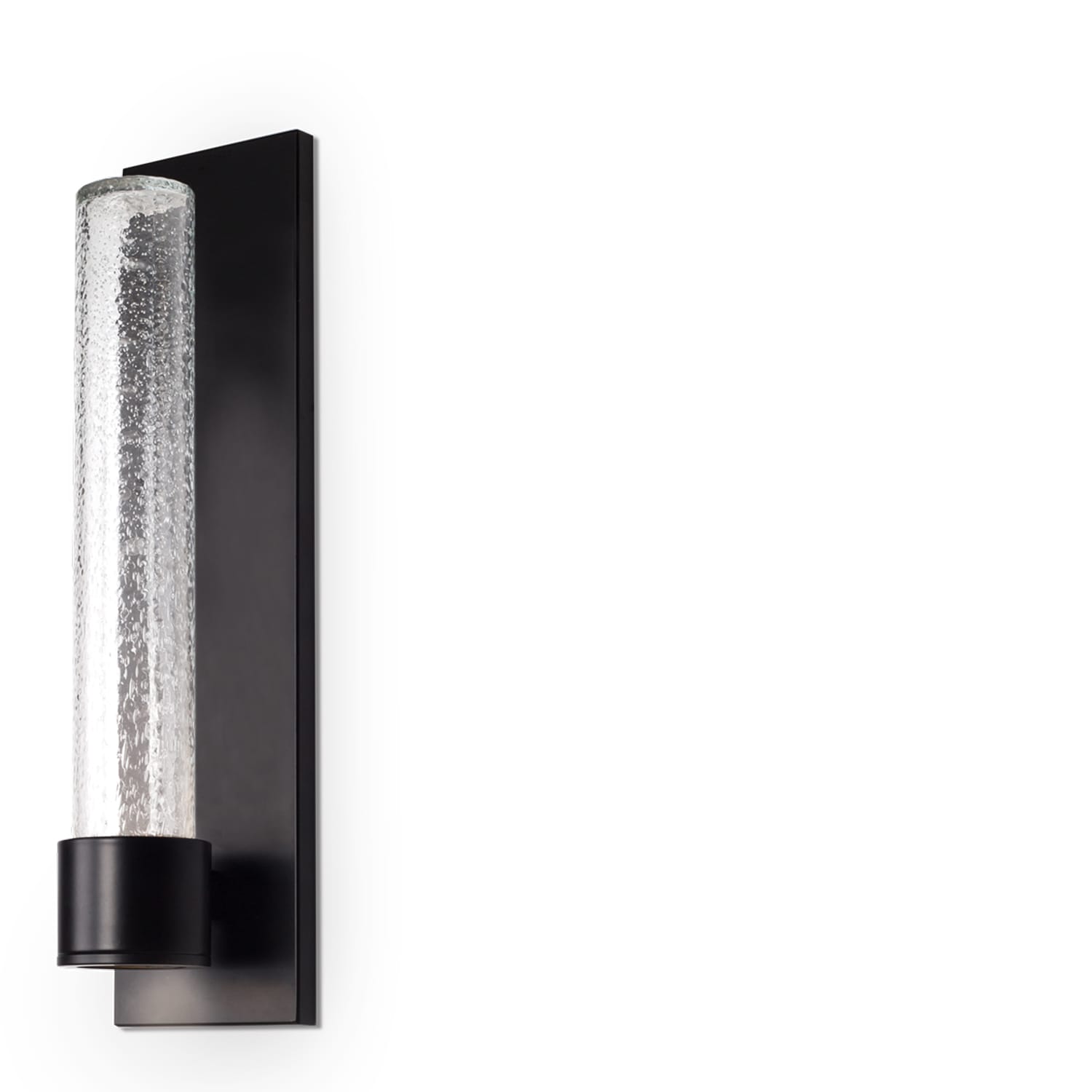 Copenhagen Sleek Black Aluminum LED Dimmable Wall Sconce