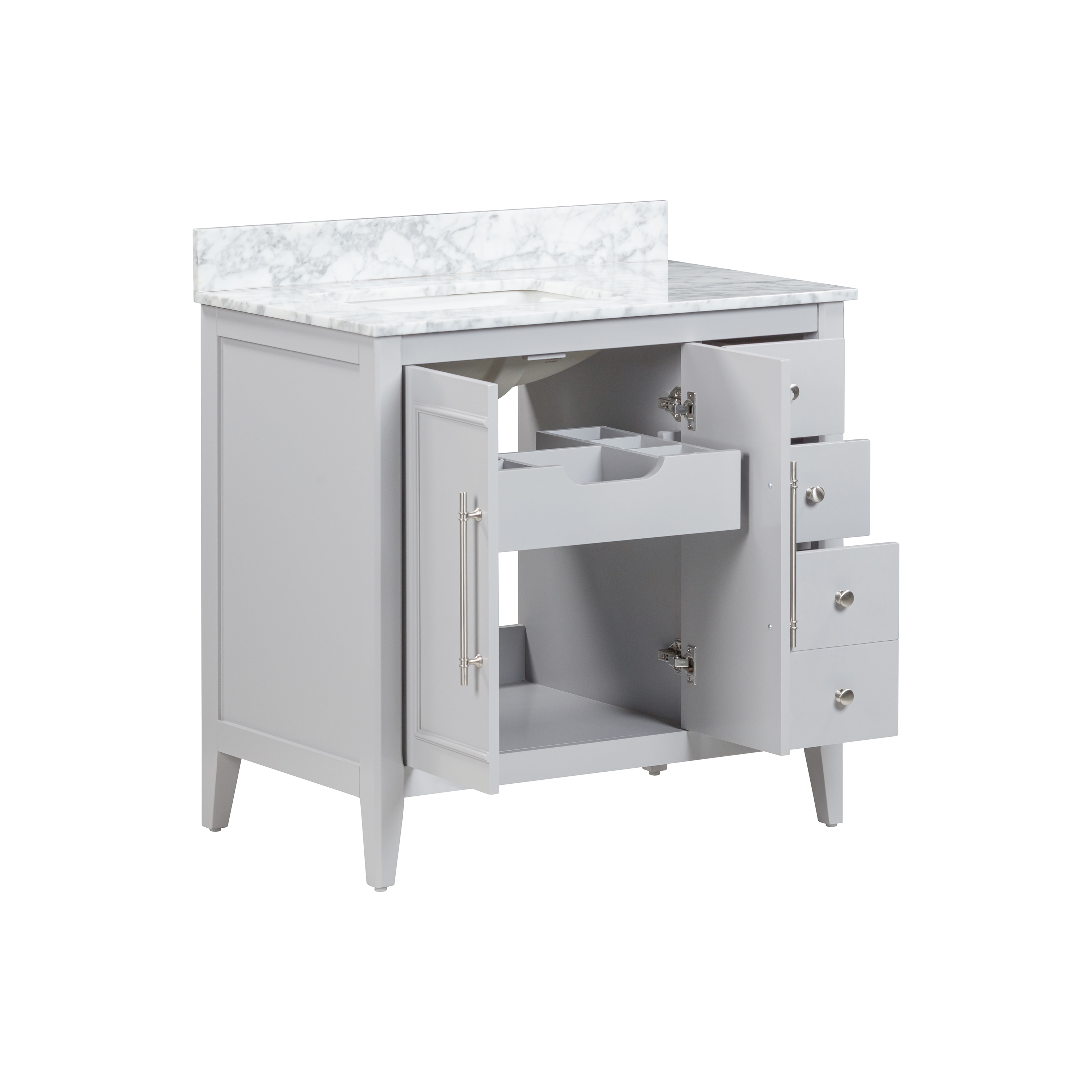 allen + roth L22014-VS36-TG Bath-Vanity-Combo - View #15