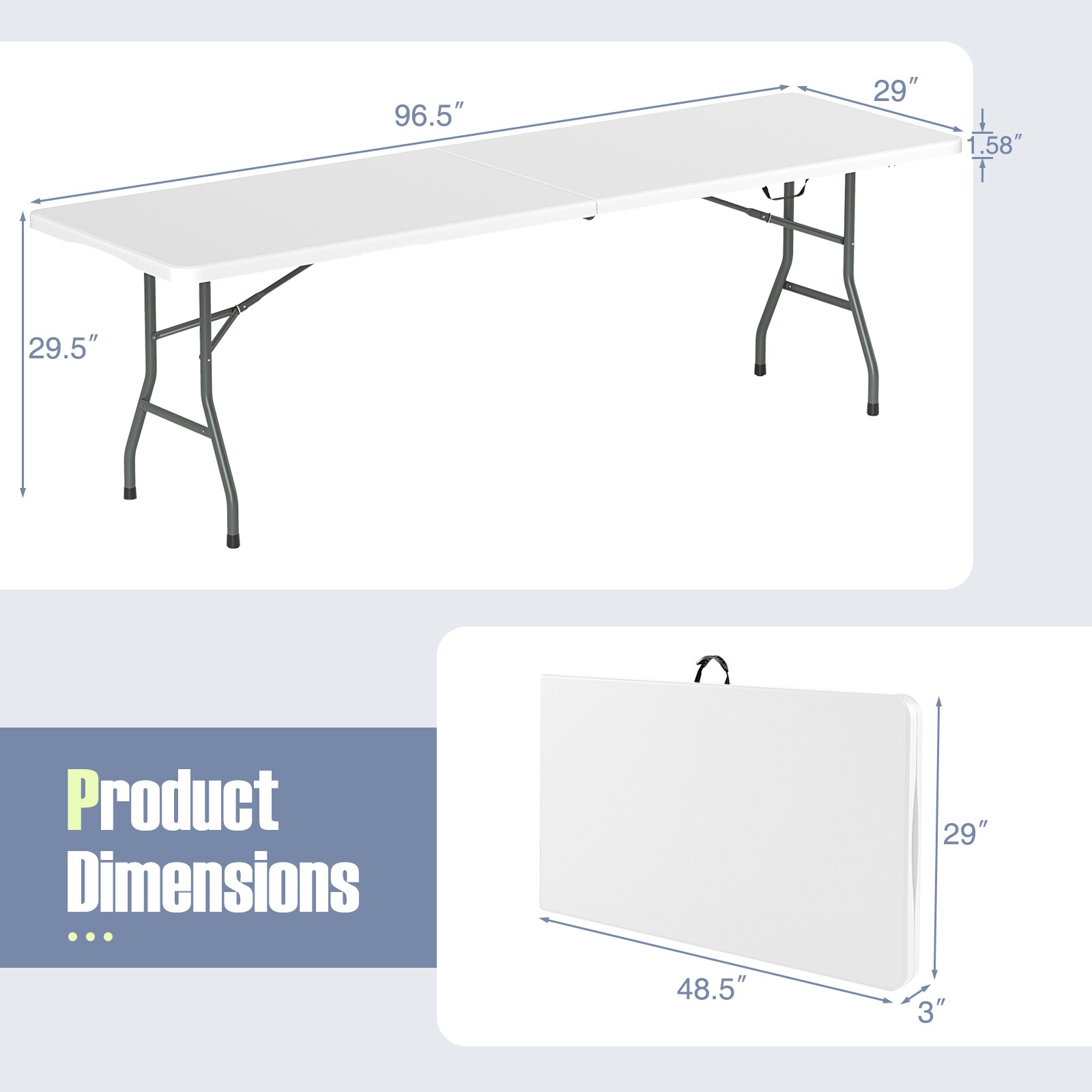 Slickblue D-CO-HW48911PN Patio-Tables - View #4