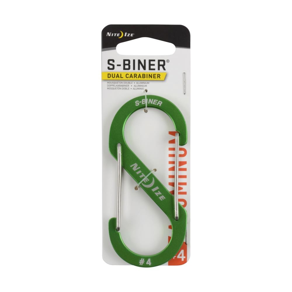 Nite Ize S-Biner Plastic Size 4 Lime 