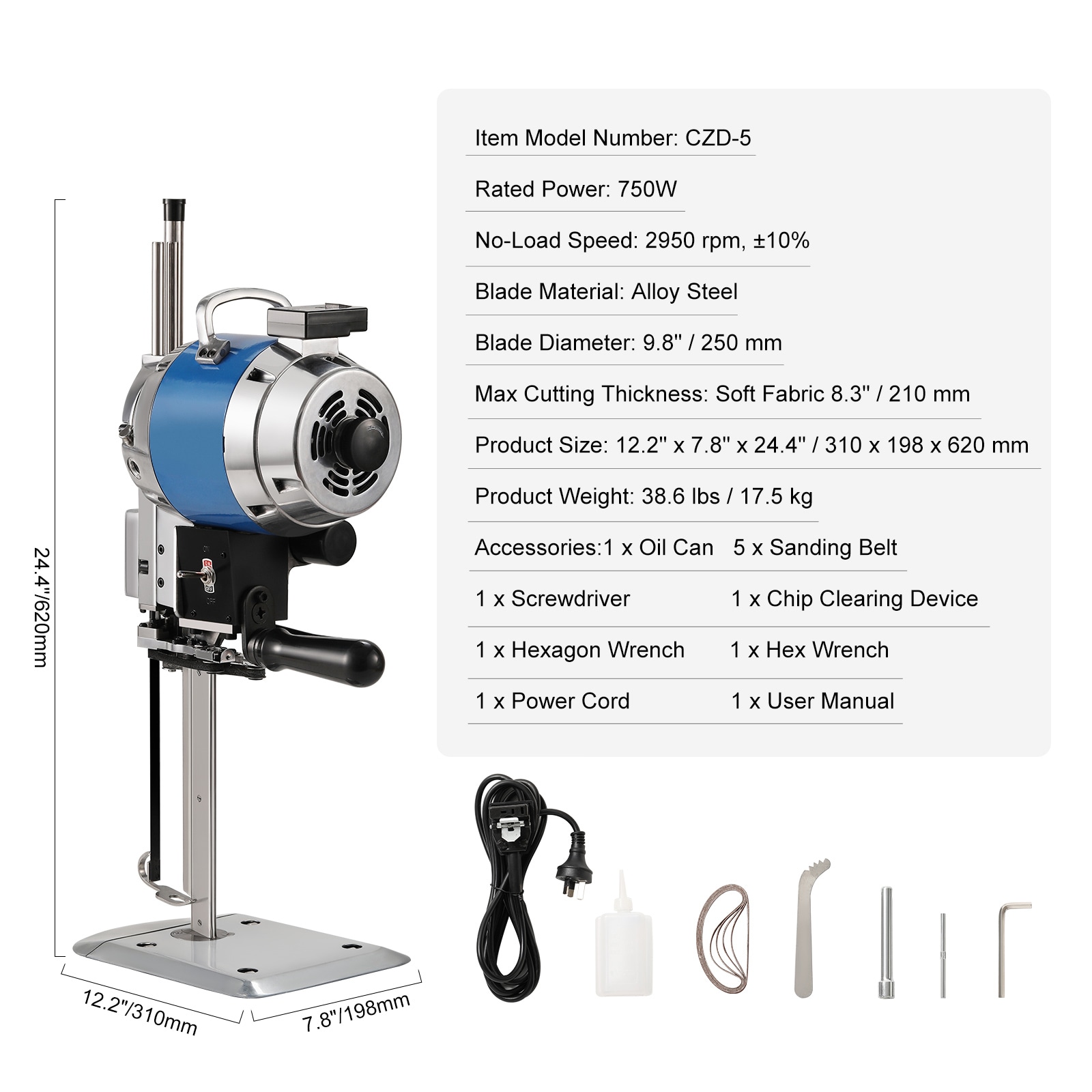 VEVOR SCYSQBJ750WY00672V1 scissors - View #7