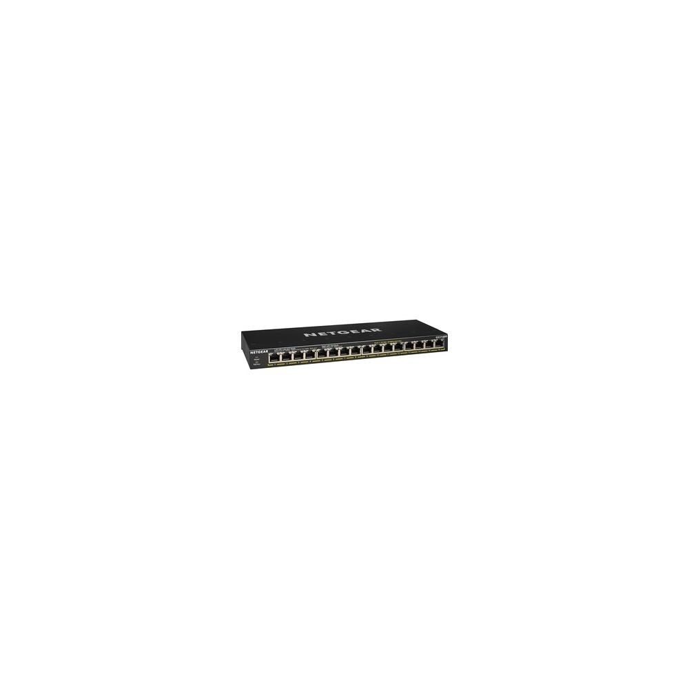 NETGEAR ISTR201929 Netgear GS316PP-100NAS Ethernet Switch- 16 Ports- 2 Layer Supported- Twisted Pair