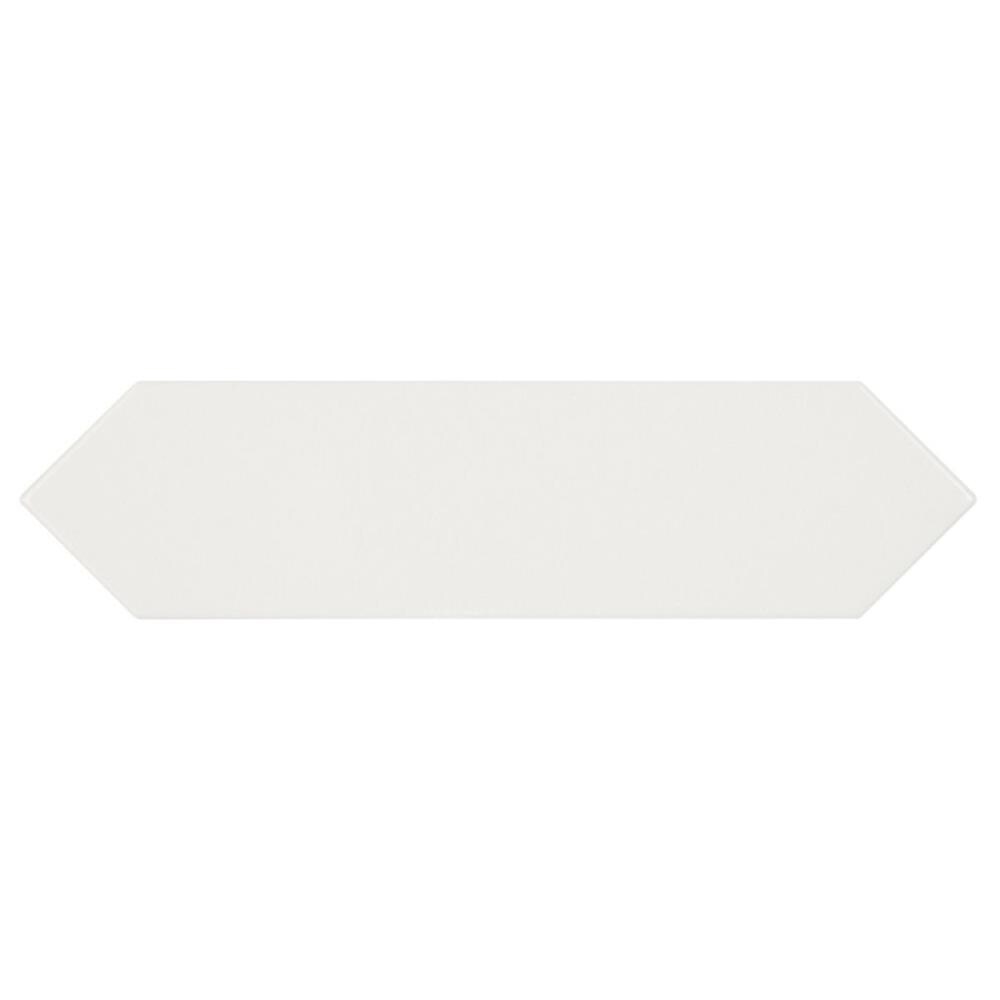 Artmore Tile Camino White 3-in x 12-in Polished Ceramic Encaustic Wall ...