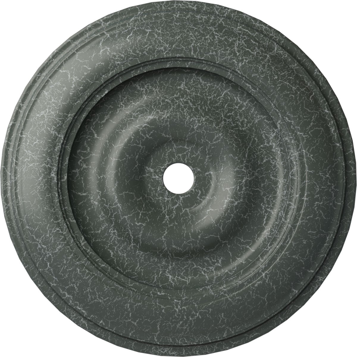 Ekena Millwork CM44CLAGC Classic 44.5-in W x 44.5-in L Painted Athenian Green Crackle Polyurethane Whole Ceiling Medallion