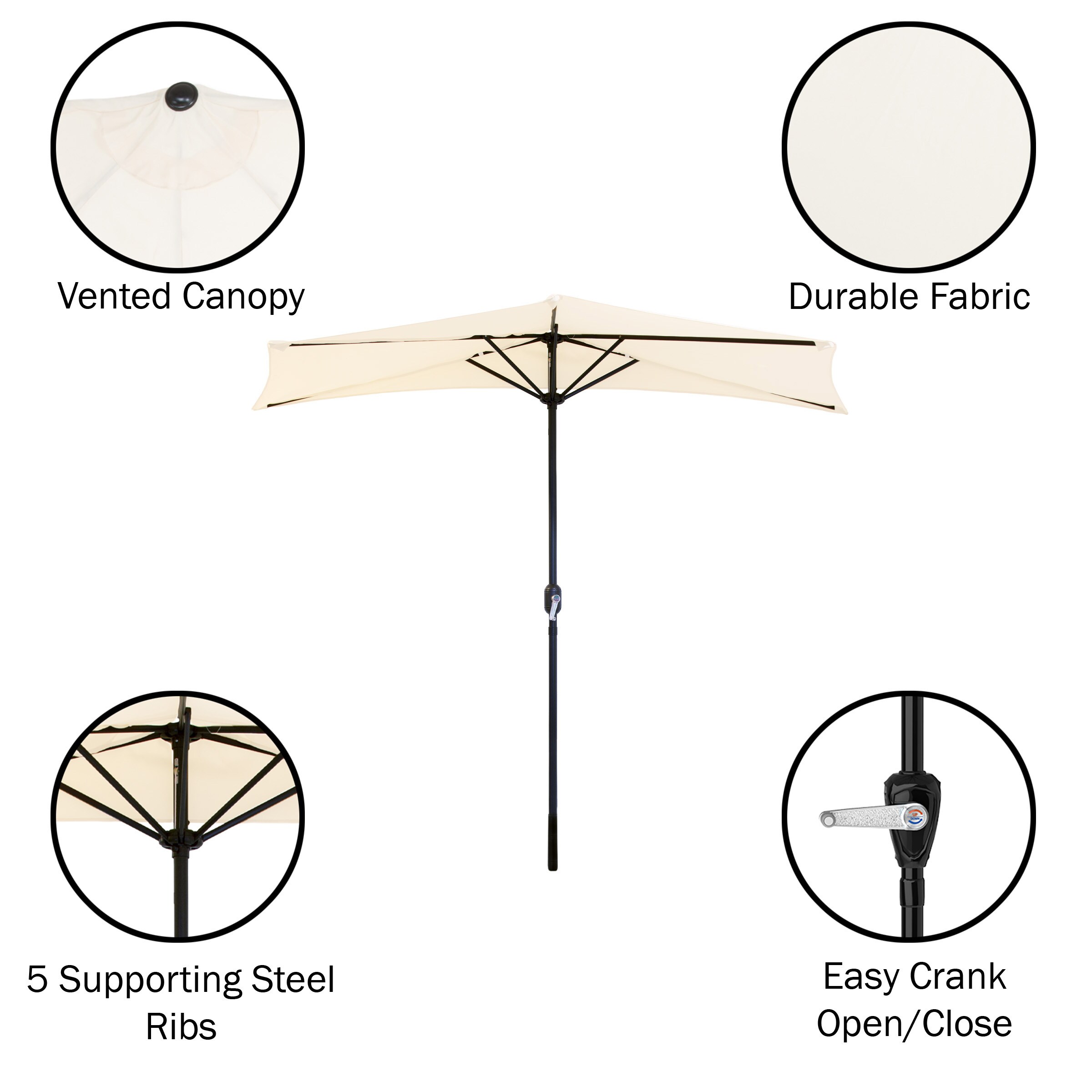 Pure Garden 50-145-TB Umbrellas-2 - View #3