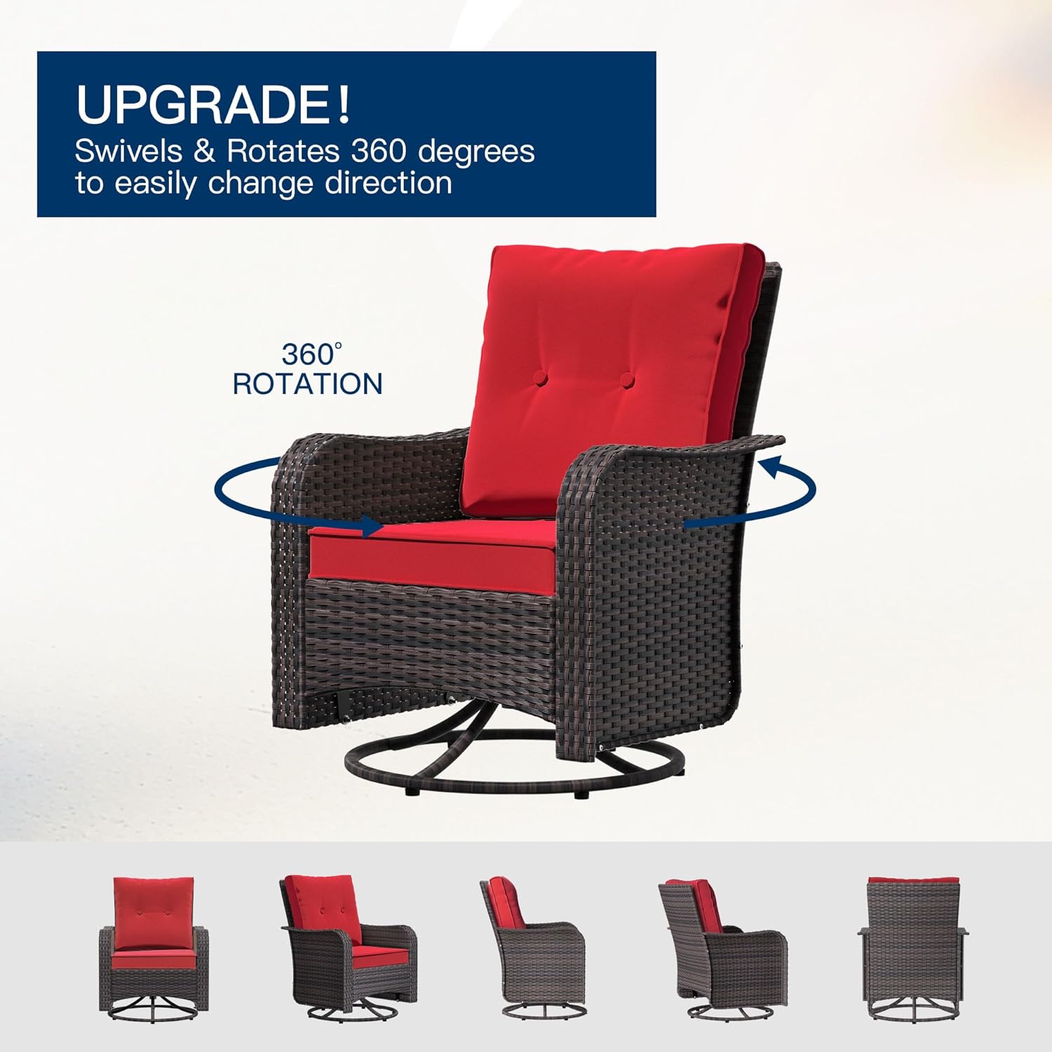 ALAULM LS-SRC-RED Patio-Chairs - View #7