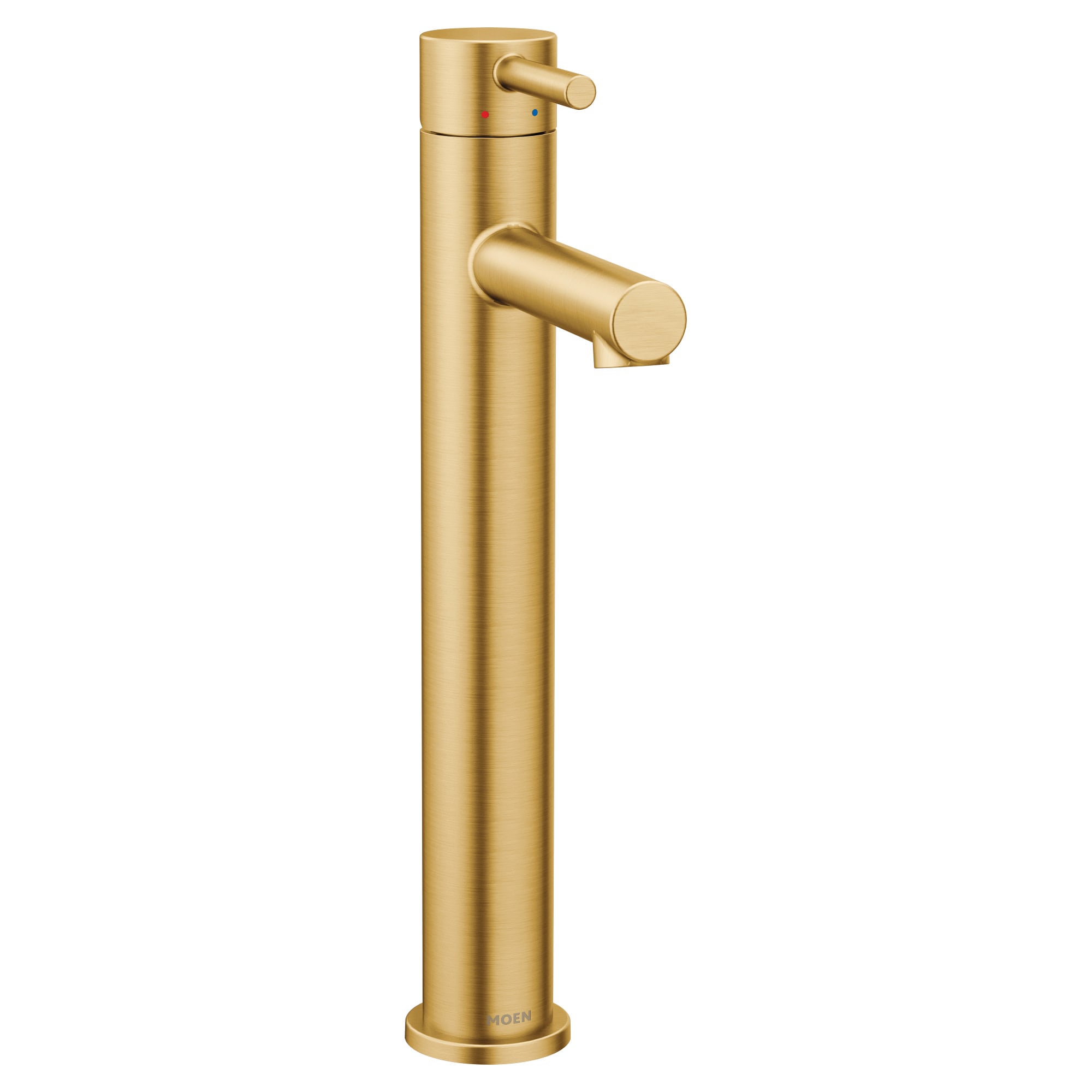 Moen 6192BG Align Brushed Gold Single hole 1-handle WaterSense Low-arc Commercial/Residential Handle Bathroom Sink Faucet