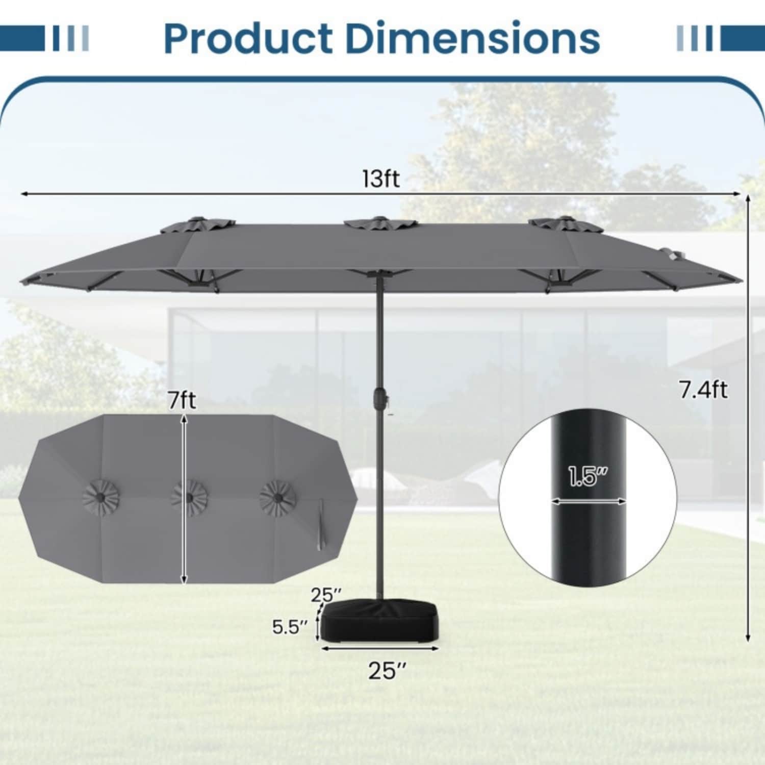 Dimakai DK-NPWF520HS Umbrellas-2 - View #6