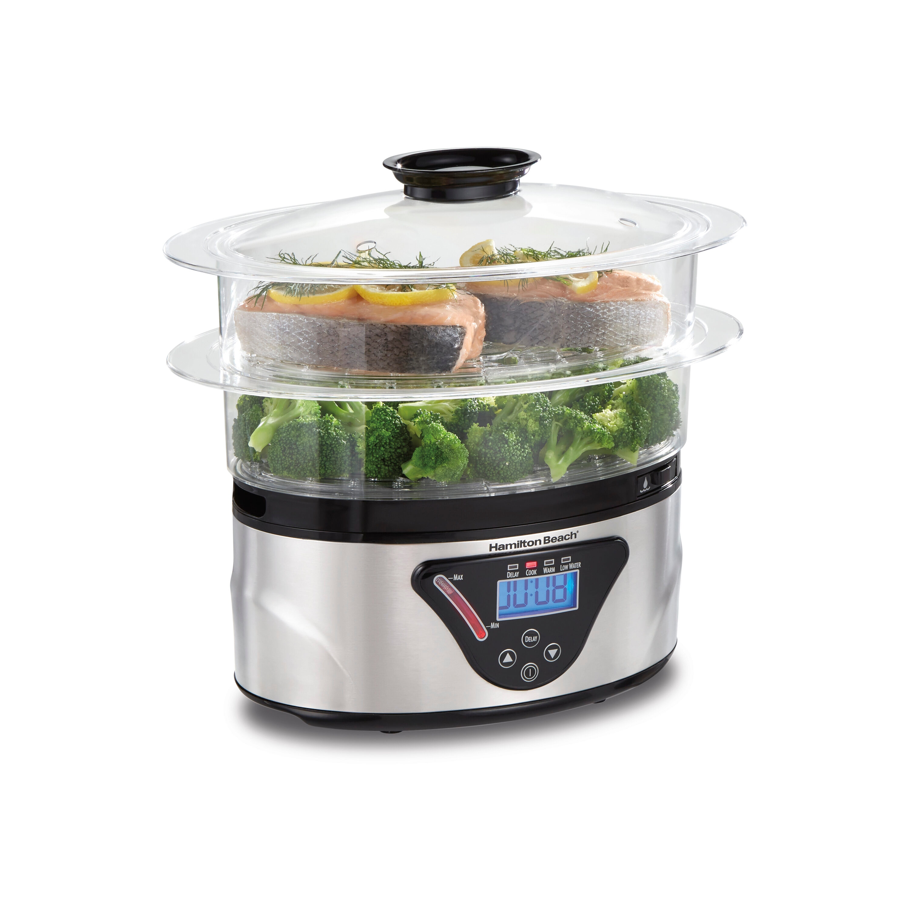 Hamilton Beach 37530MN 5.5-Quart 1 -Tier Food Steamer ( Black )
