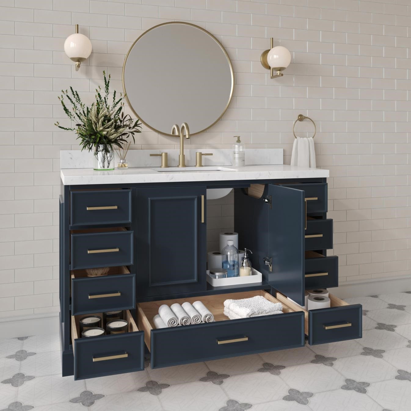 ARIEL M054SCQRVOMNB Bath-Vanity-Combo - View #3