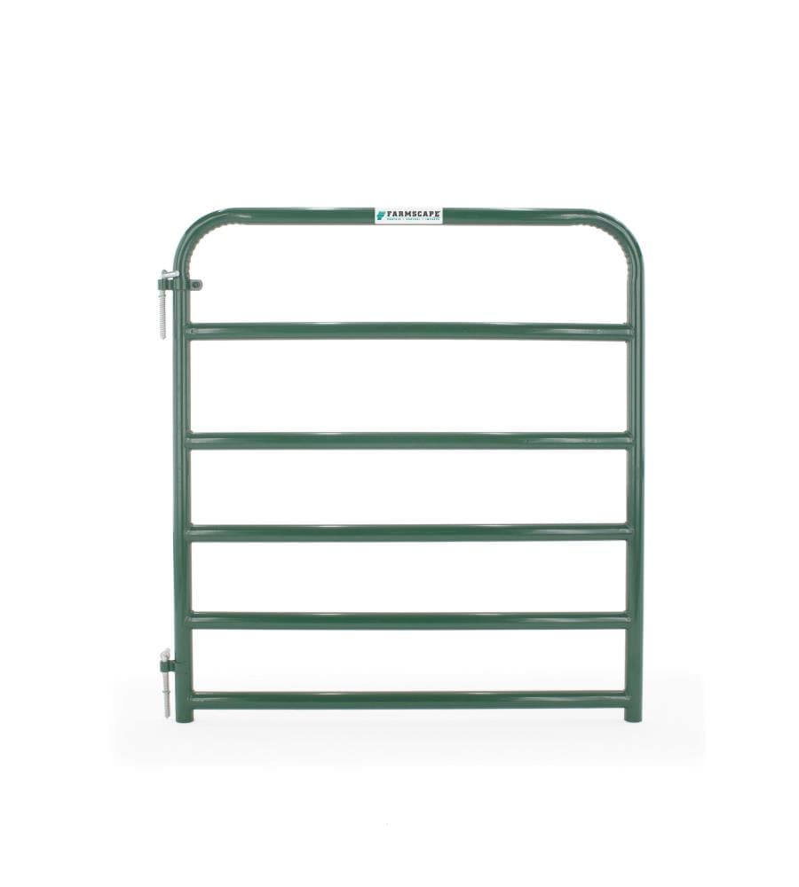 Tarter 6EG4 4-ft H x 4-ft W Green powder over e-coat Steel Farm Standard Gate Fence gate