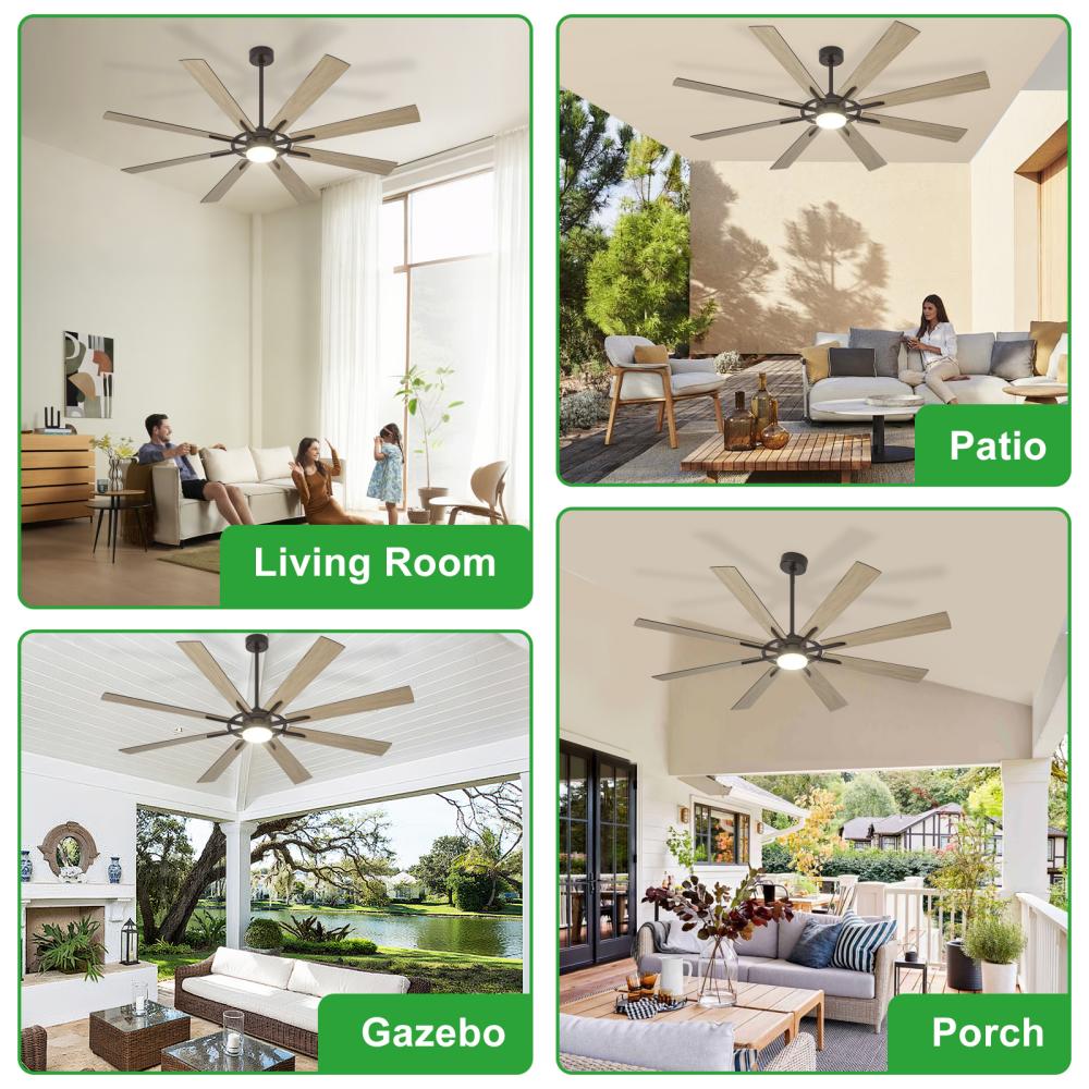 Dovanpaul 190-66C-LWG-LW Ceiling-Fans - View #3