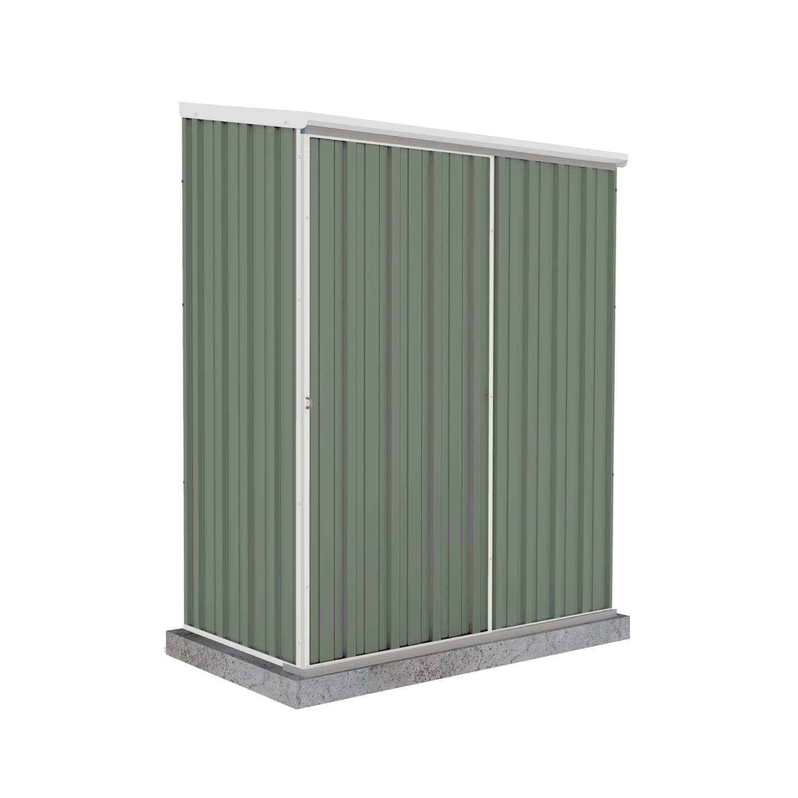 ABSCO AB1045 3-ft x 5-ft Ezi Slider Galvanized steel Storage Shed