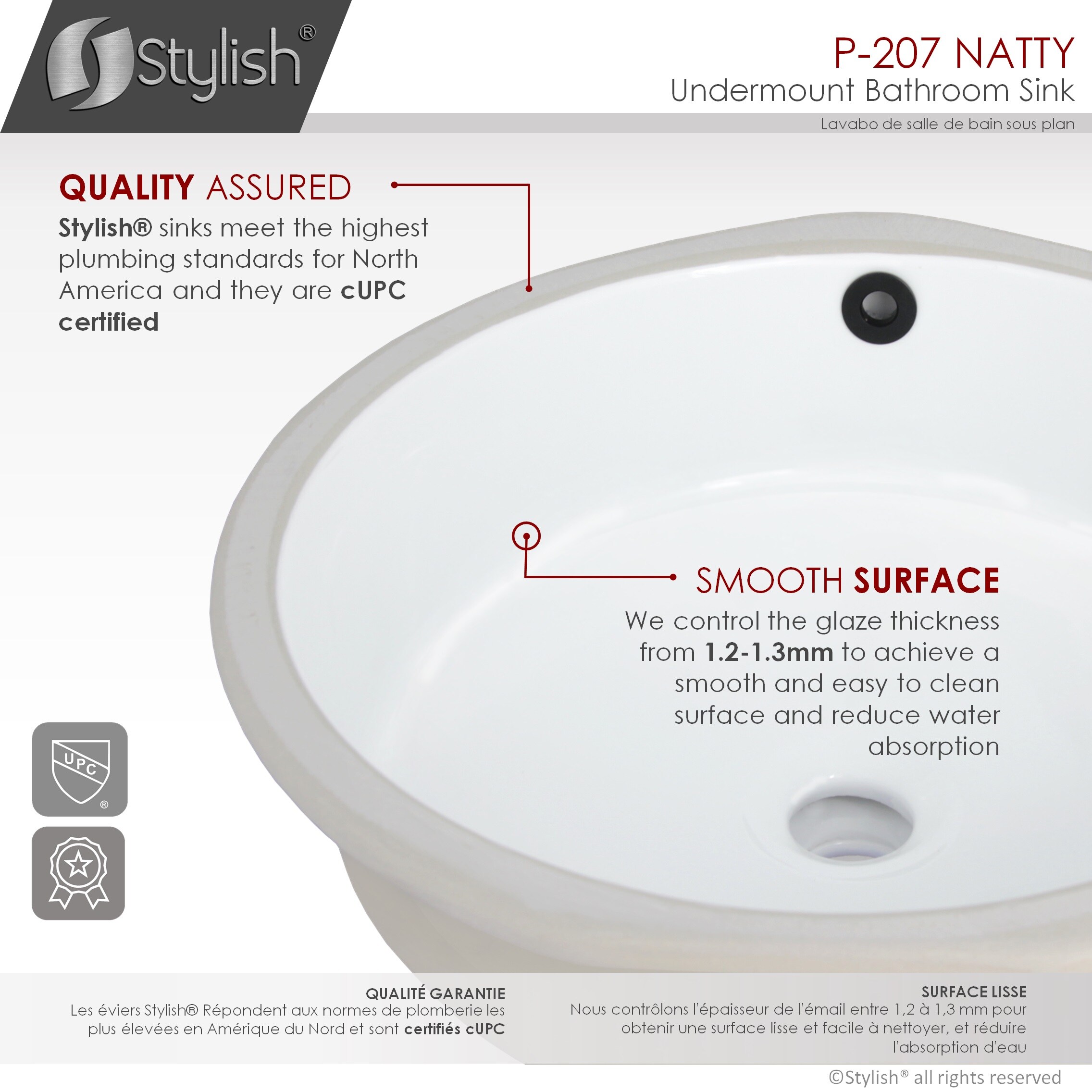 Stylish P-207 Bath-Sink - View #3
