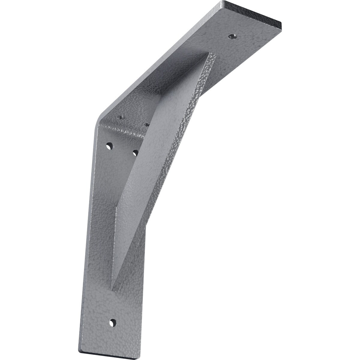 Ekena Millwork BKTM02X08X08TRHLB Traditional 8-in x 2-in x 8-in Blue Steel Countertop support bracket