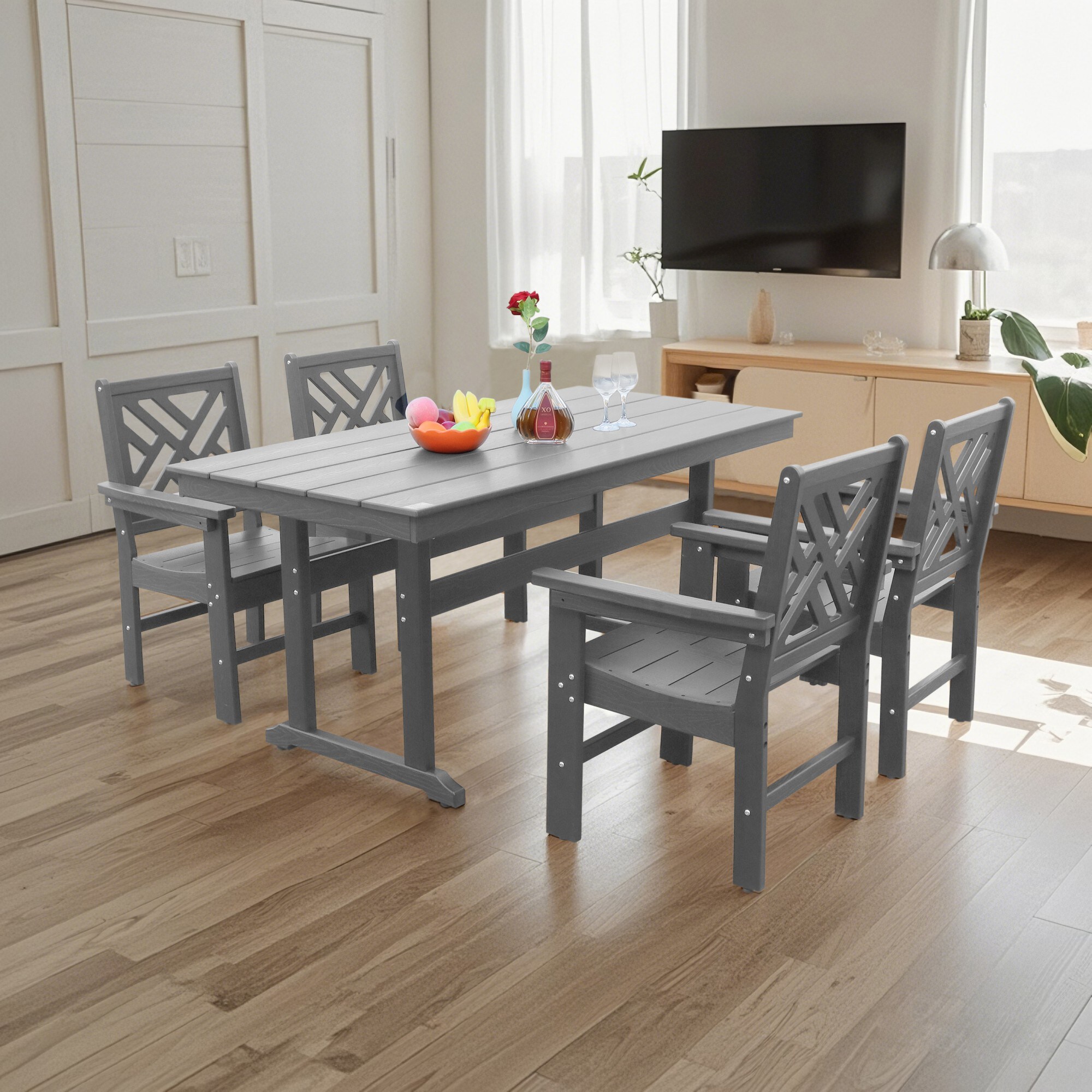 Mondawe MO-501PGY Patio-Dining-Sets - View #2