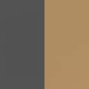 Dark Gray with Satin Bronze Trim