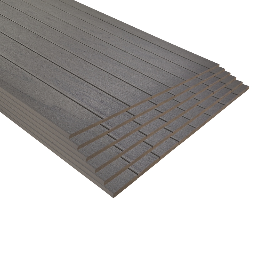 Trex IM010620TLS48 Transcend Lineage 1-in x 6-in x 20-ft Island Mist Square Composite Deck board 48 -Pack