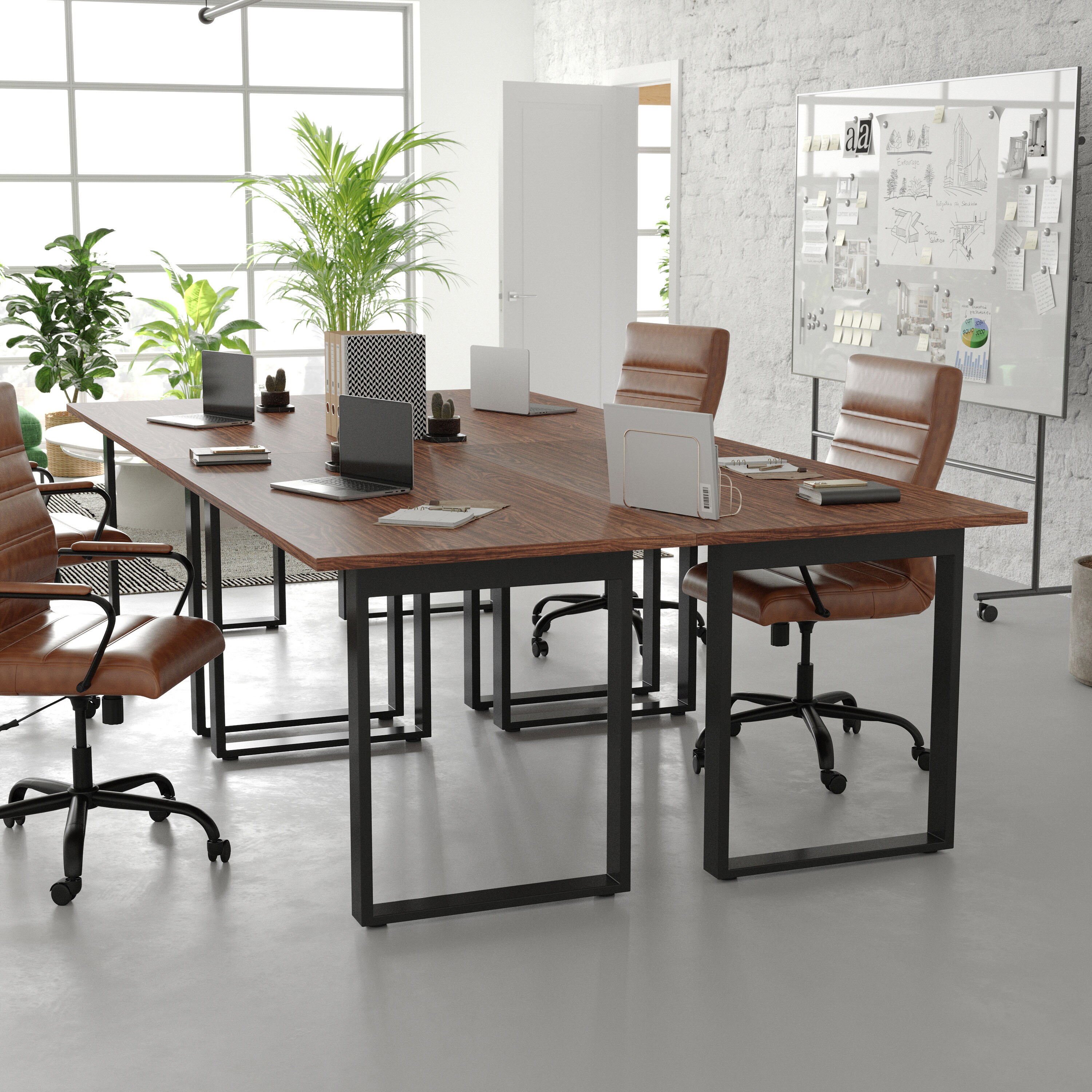 Flash Furniture Redmond Commercial 60x30 Conference Table with 1-in ...