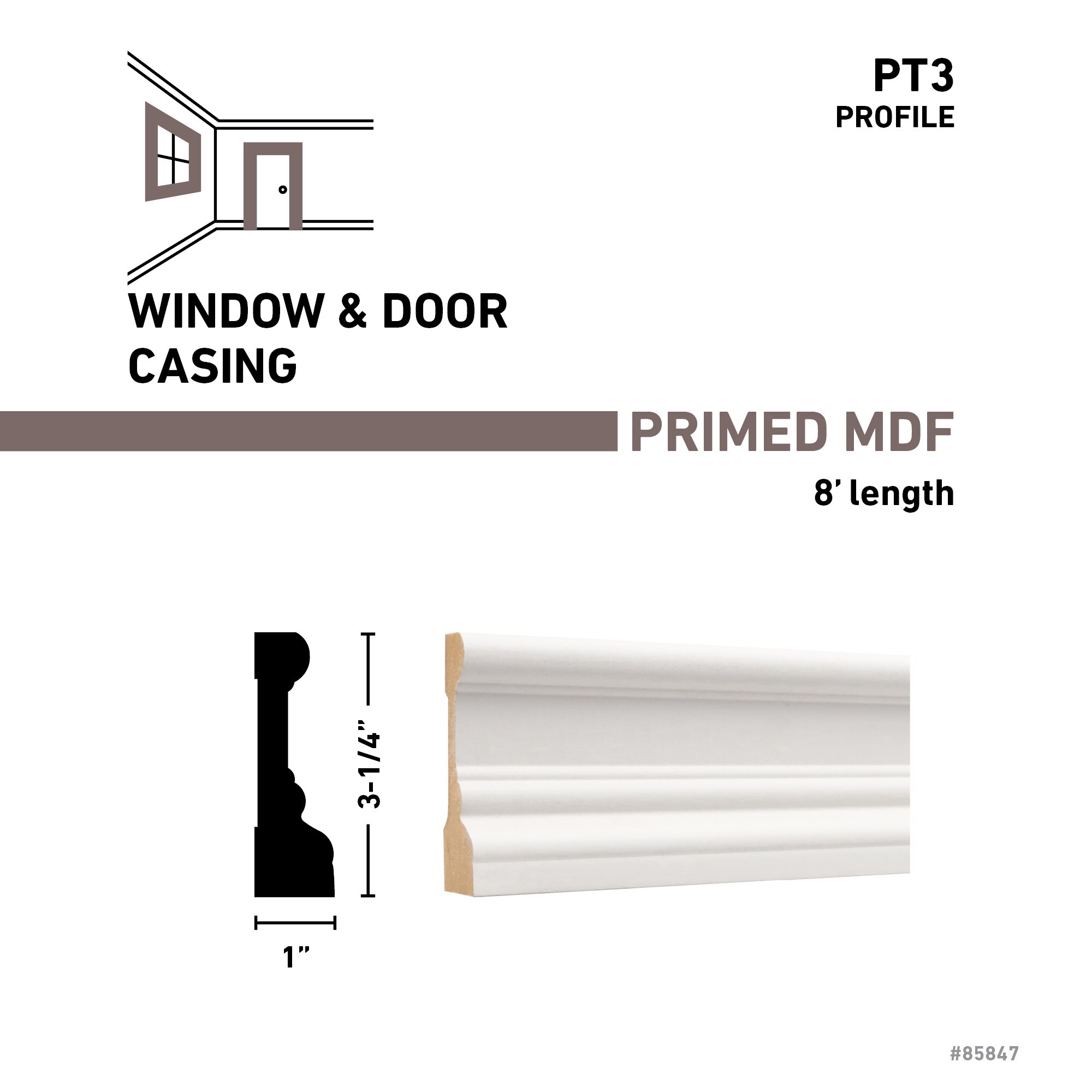 RELIABILT PT3 8FBDPM Window-Door-Casings - View #3