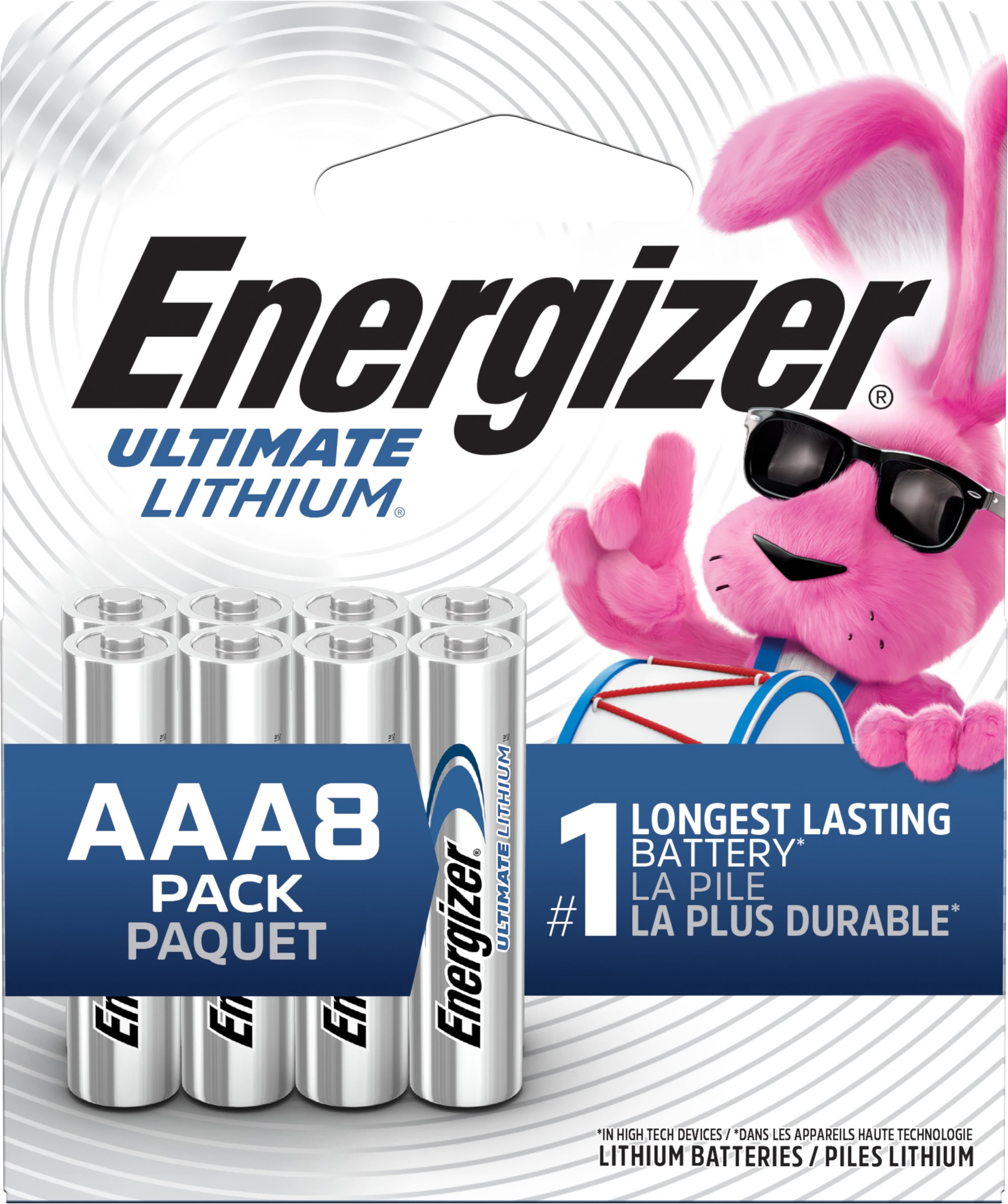 Energizer Ultimate Lithium Lithium AAA Batteries ( 8 -Pack)