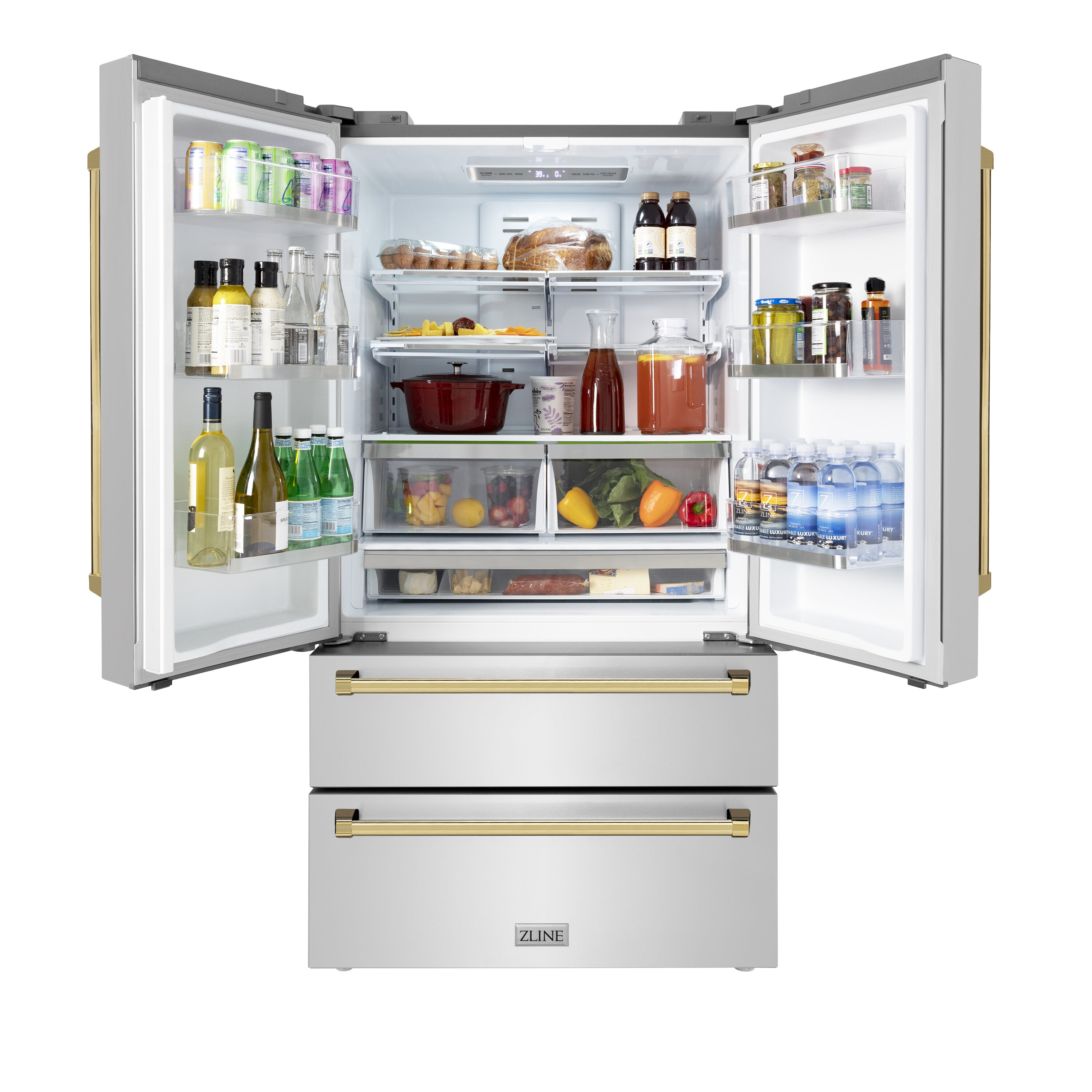 ZLINE KITCHEN & BATH RFMZ-36-G French-Door-Refrigerators - View #4
