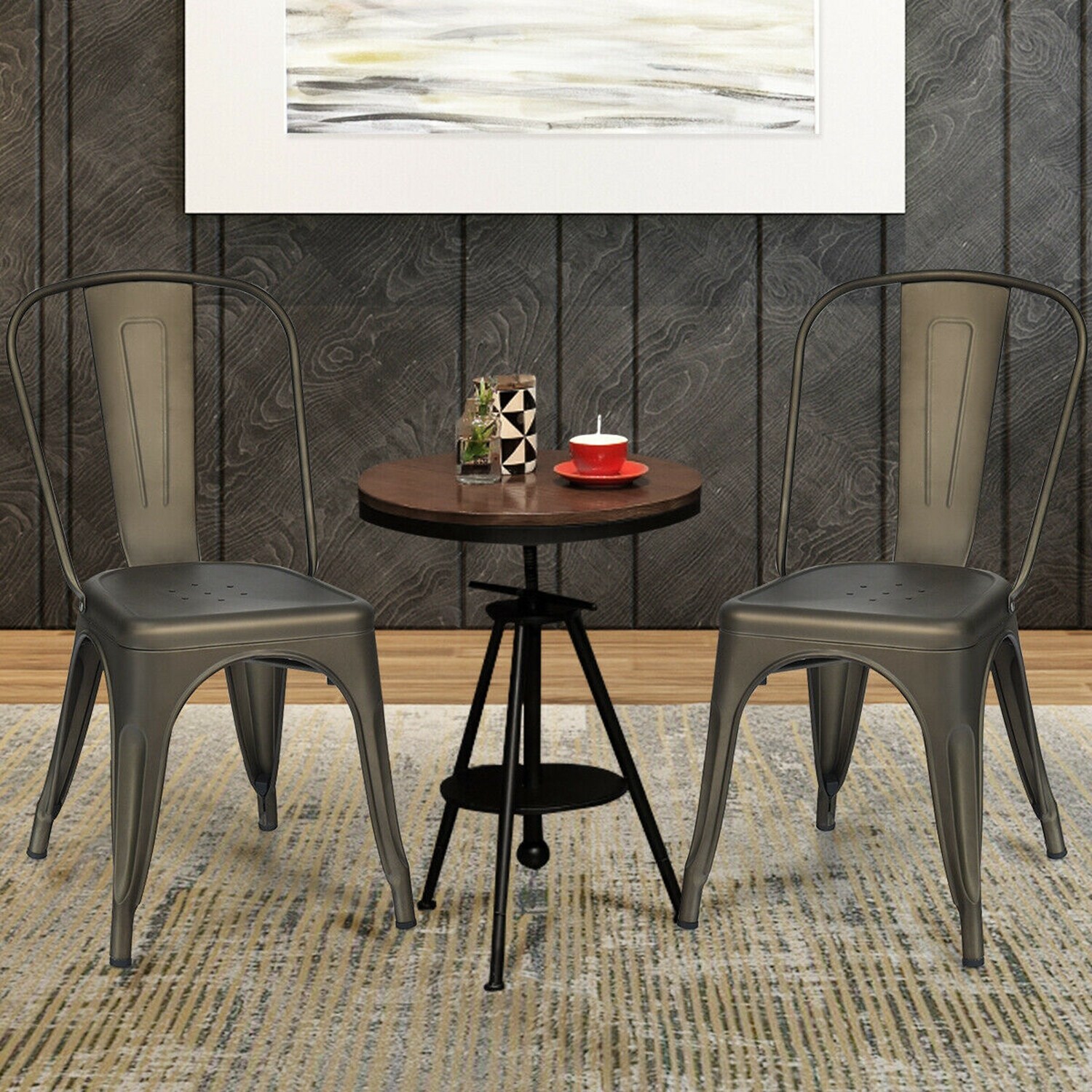 WELLFOR CHY-GC087 Dining-Chairs - View #3
