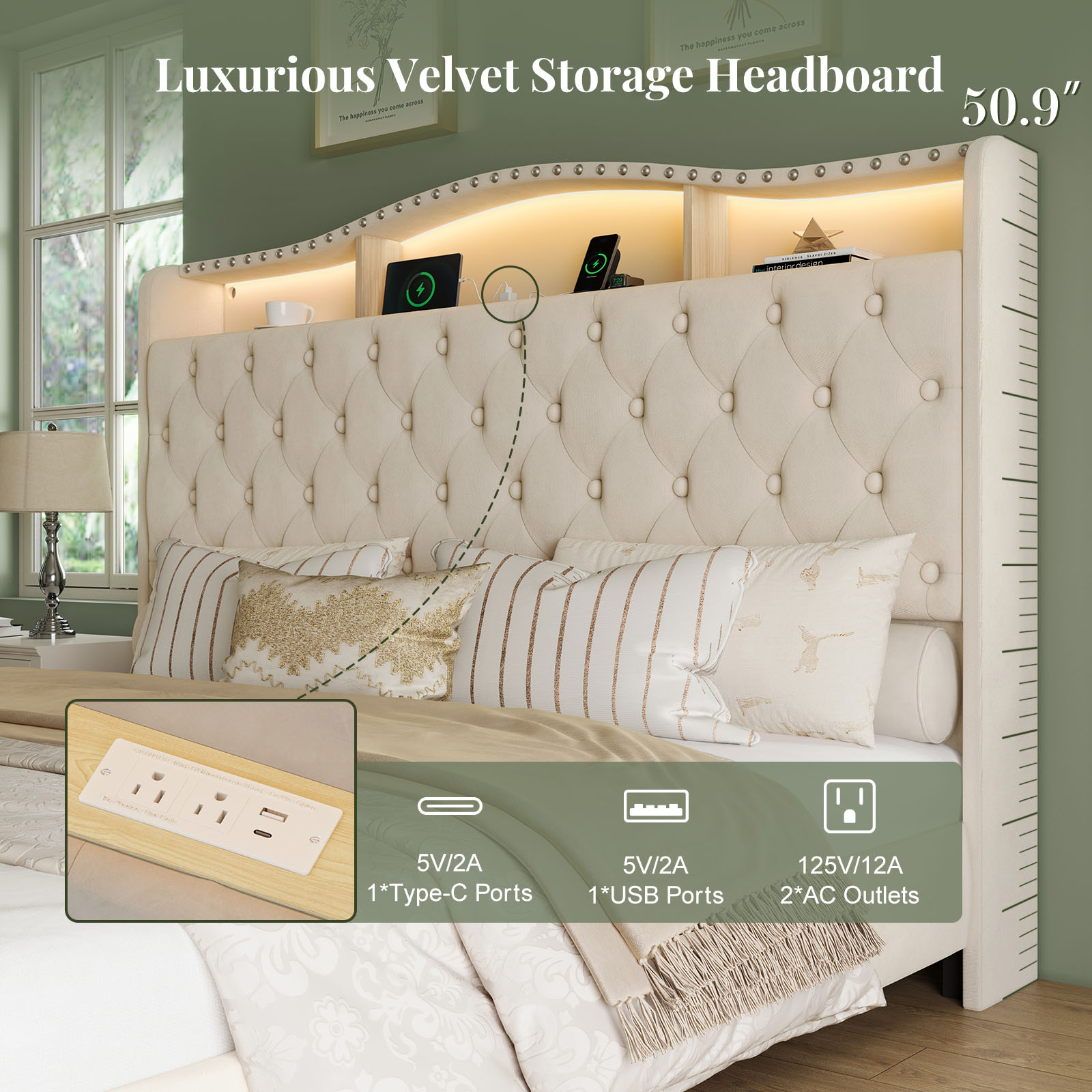 Belffin E08-A01030H Bed-Risers - View #4