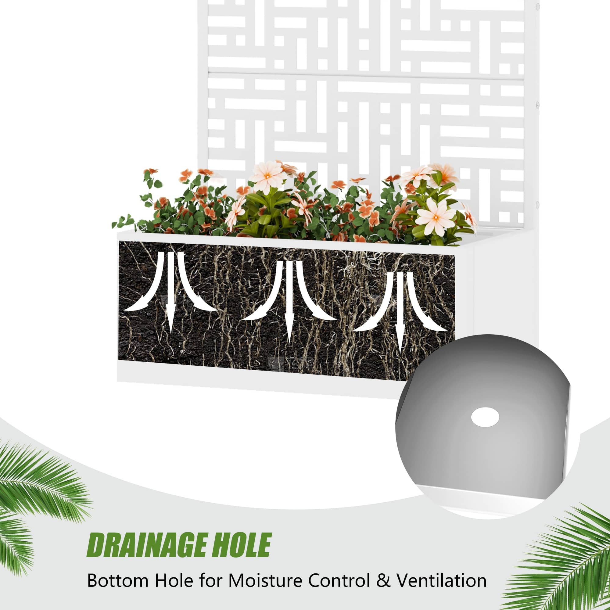 Misty Moon LW0406-SYJZZX-A12 Planter-Window-Box - View #5