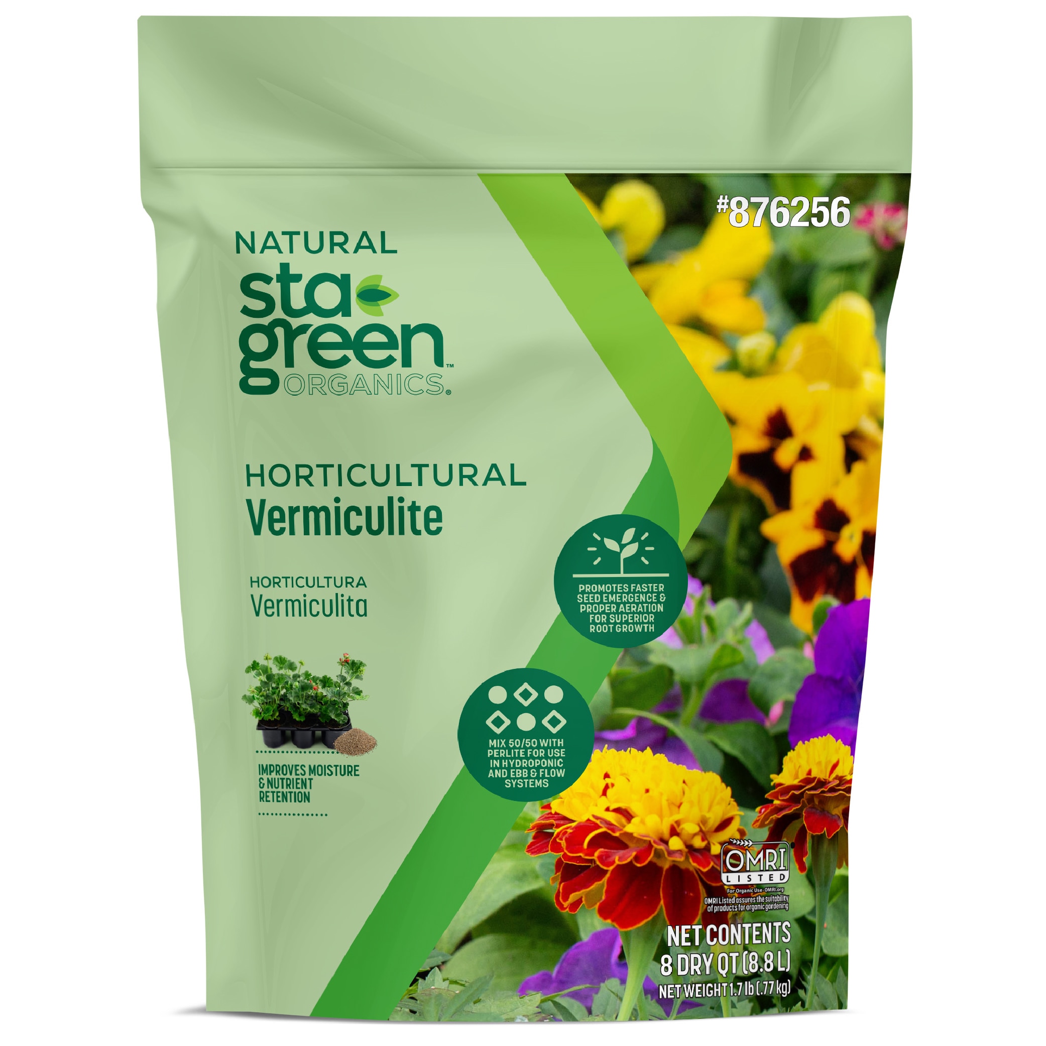 30QT Organic Vermiculite Granules for Plants and Gardening