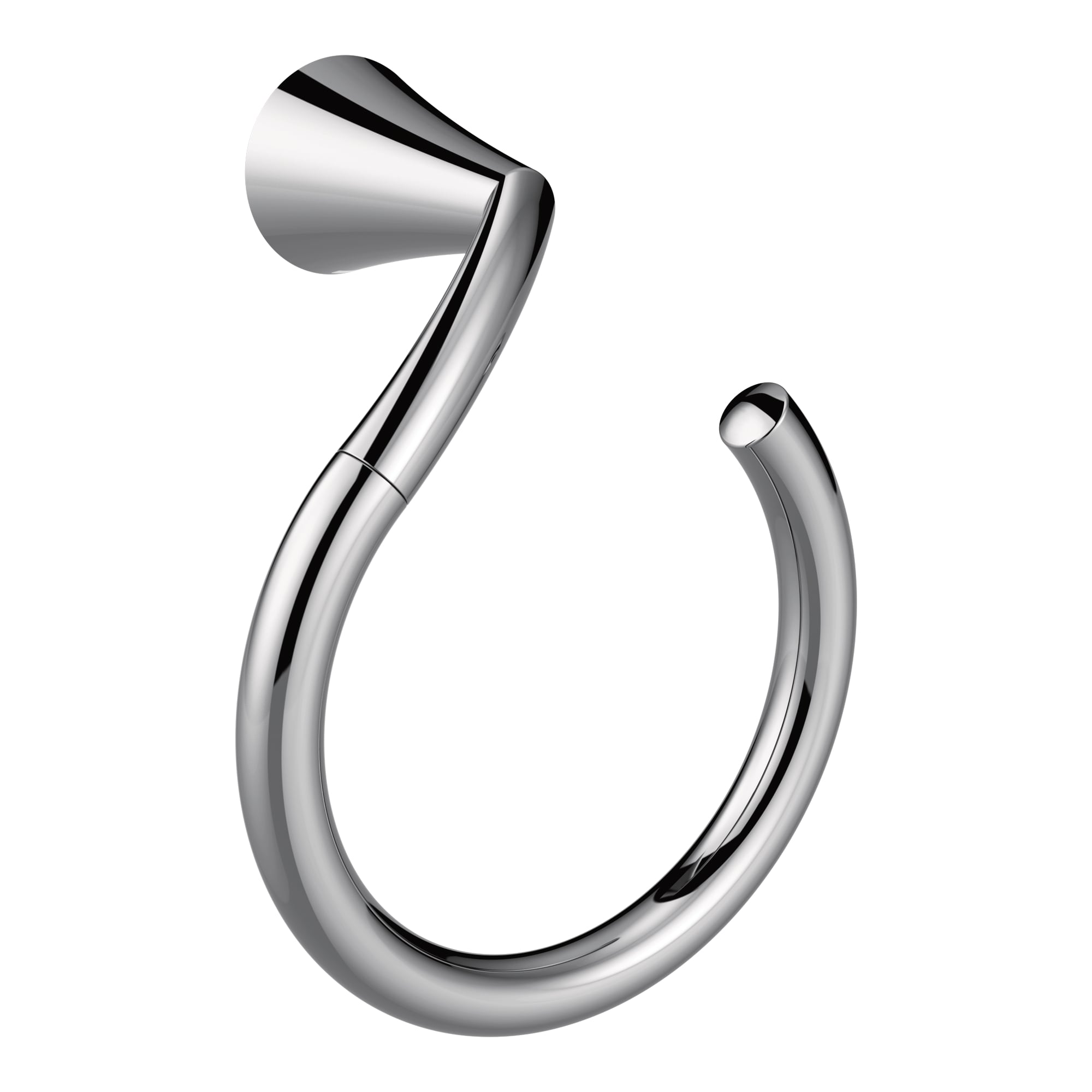 Moen YB2386CH Glyde Chrome Wall mount Single Towel Ring