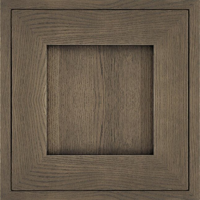 Diamond Intrigue Amelia 14 75 In W X H Quarry Oak Kitchen Cabinet Sample Door At Lowes Com