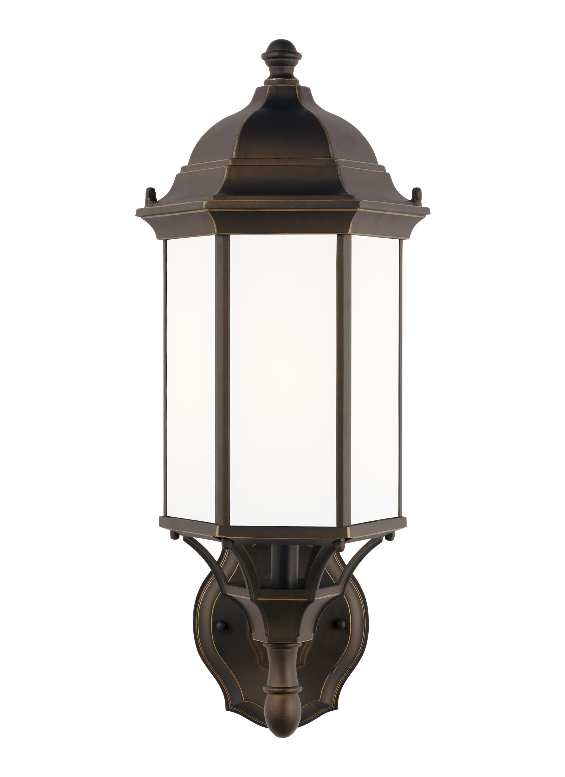 Generation Lighting 8838701-71 Sevier 1 -Light 19.375-in H Antique Bronze Hardwired Outdoor Wall Light