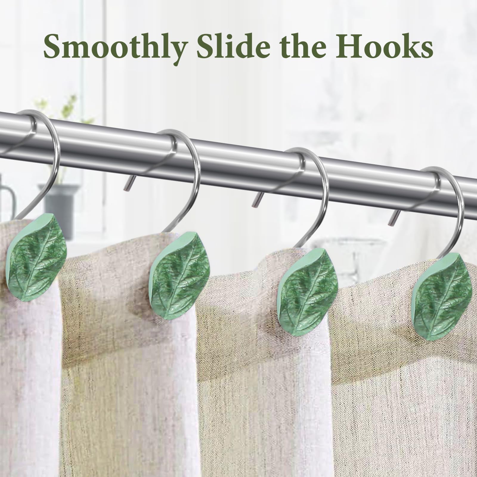 Aoibox LABKJ9BF Shower-Rings-Hooks - View #7