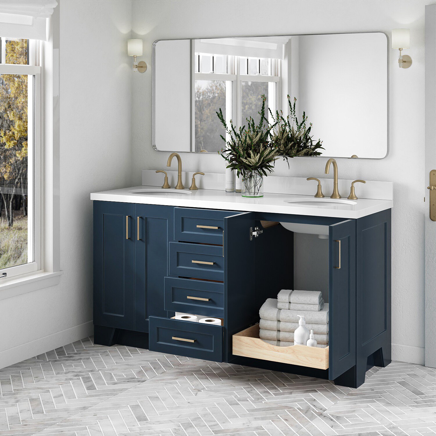 ARIEL Q067DWQOVOMNB Bath-Vanity-Combo - View #3