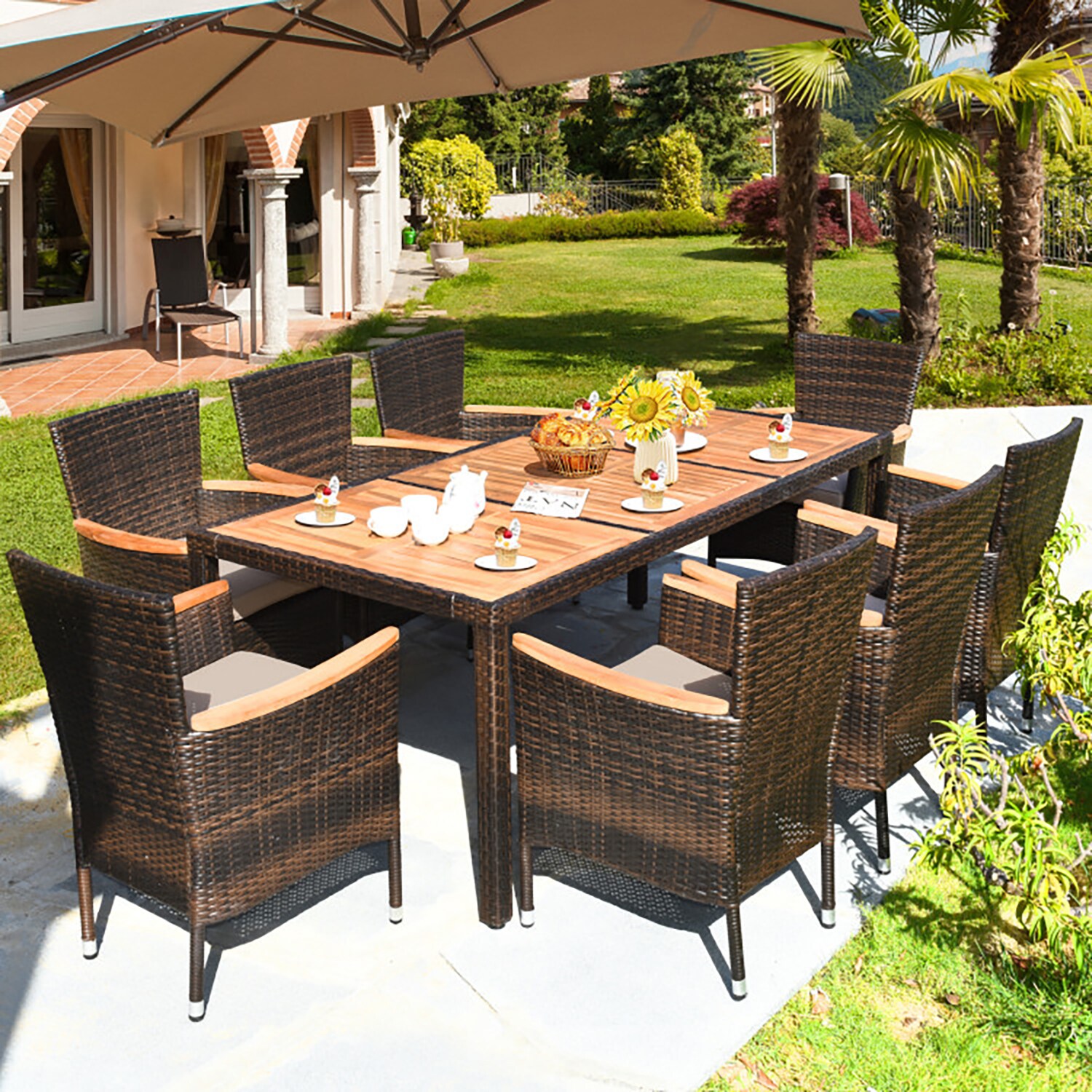 GZMR GZ-N704DS3A Patio-Dining-Sets - View #3