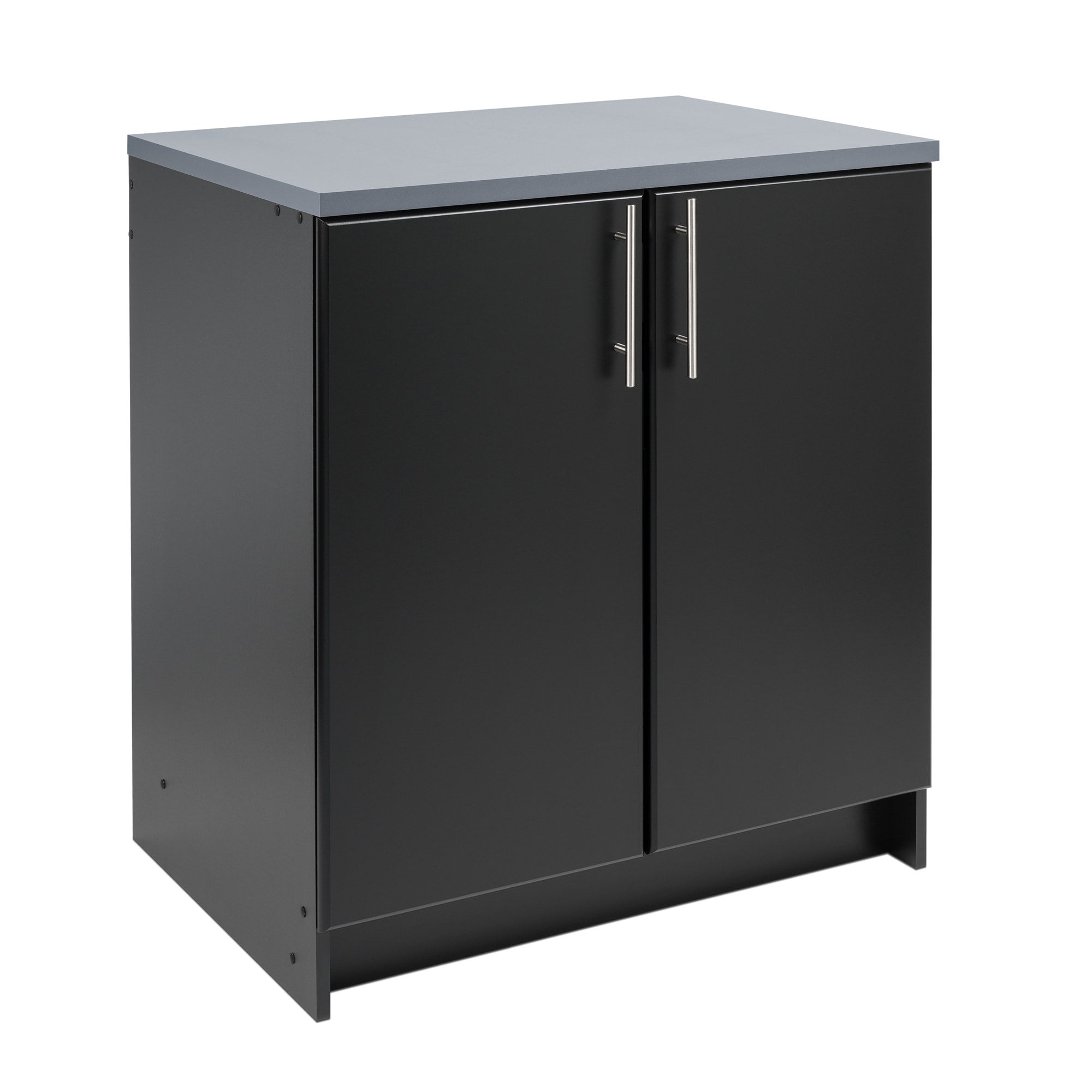 Prepac BEB-3236 Elite 32-in W x 36-in H Wood composite Black Freestanding Utility Storage Cabinet