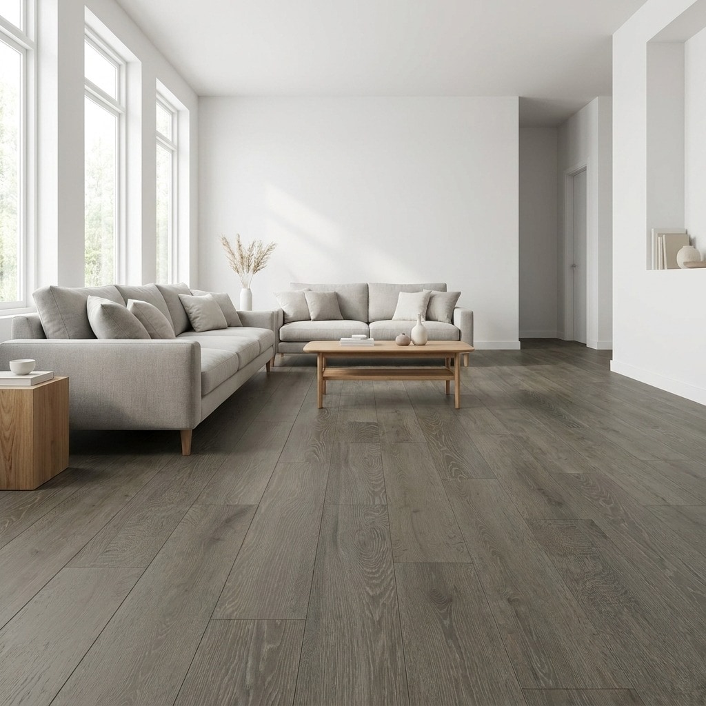 Benchwick SP Select Sample (Sample) Gray Oak 12-mm T x 8-in W Hybrid ...