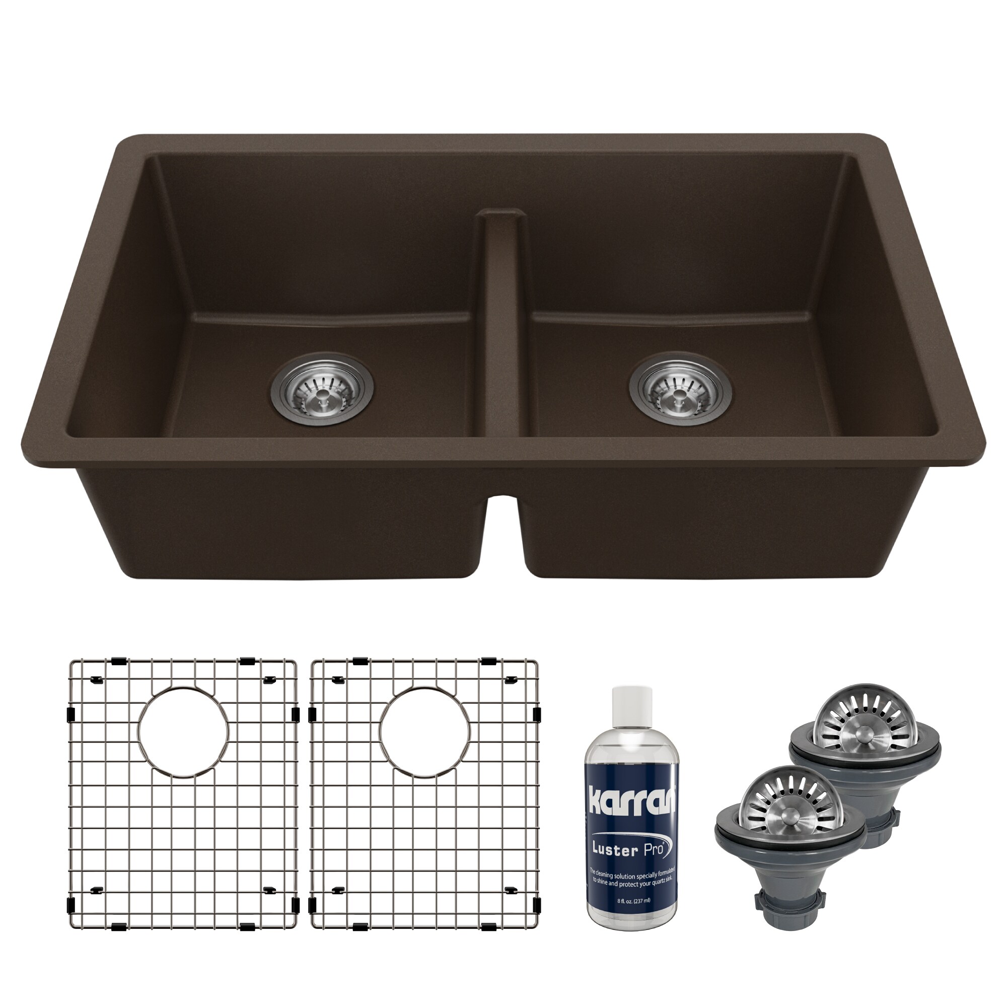 Karran QU-810-BR-PK1 Kitchen-Sinks - View #3