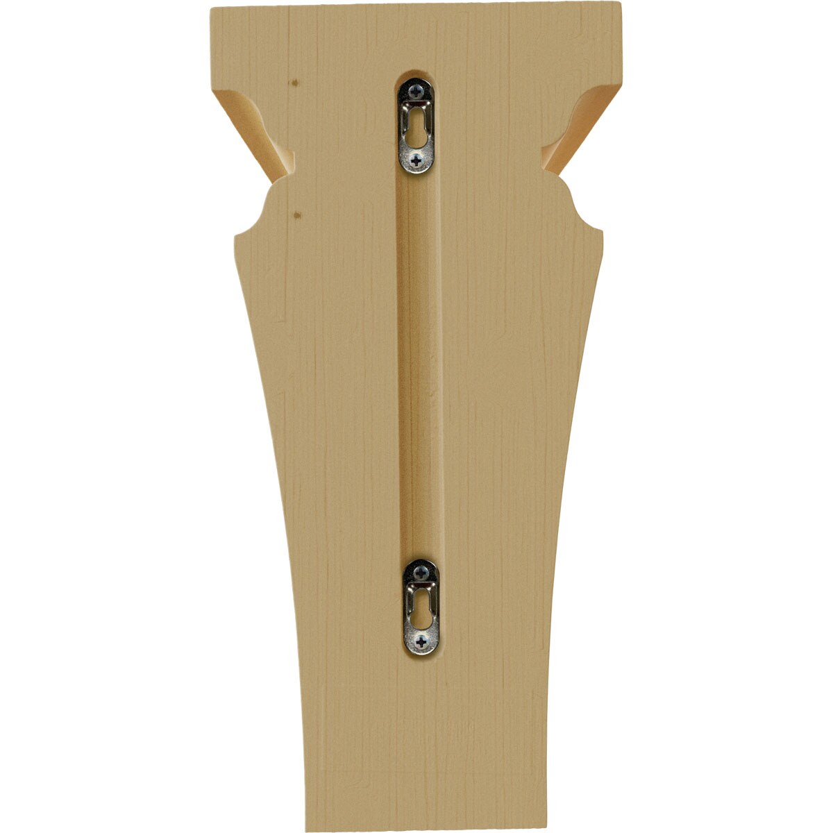 Alder Hand-Carved Jumbo Wood Corbel, 14" x 7"