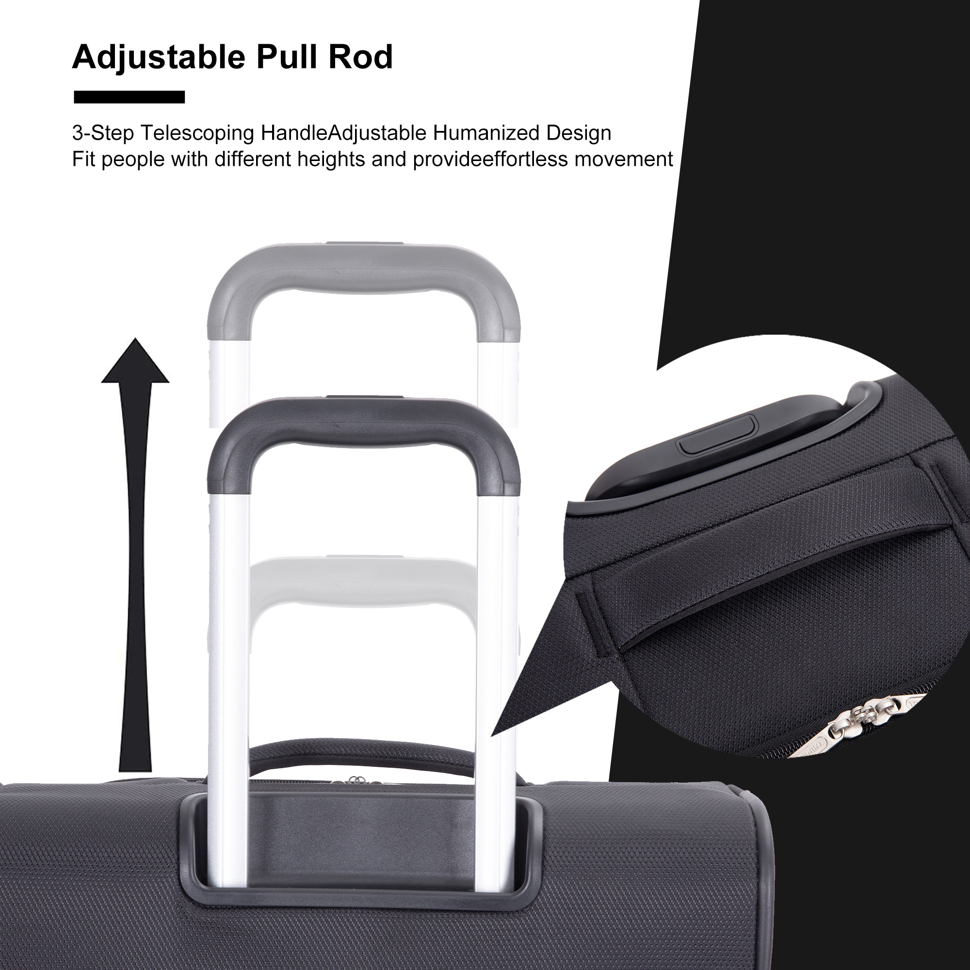 SINOFURN SYD9400002BK Luggage-And-Luggage-Sets - View #3