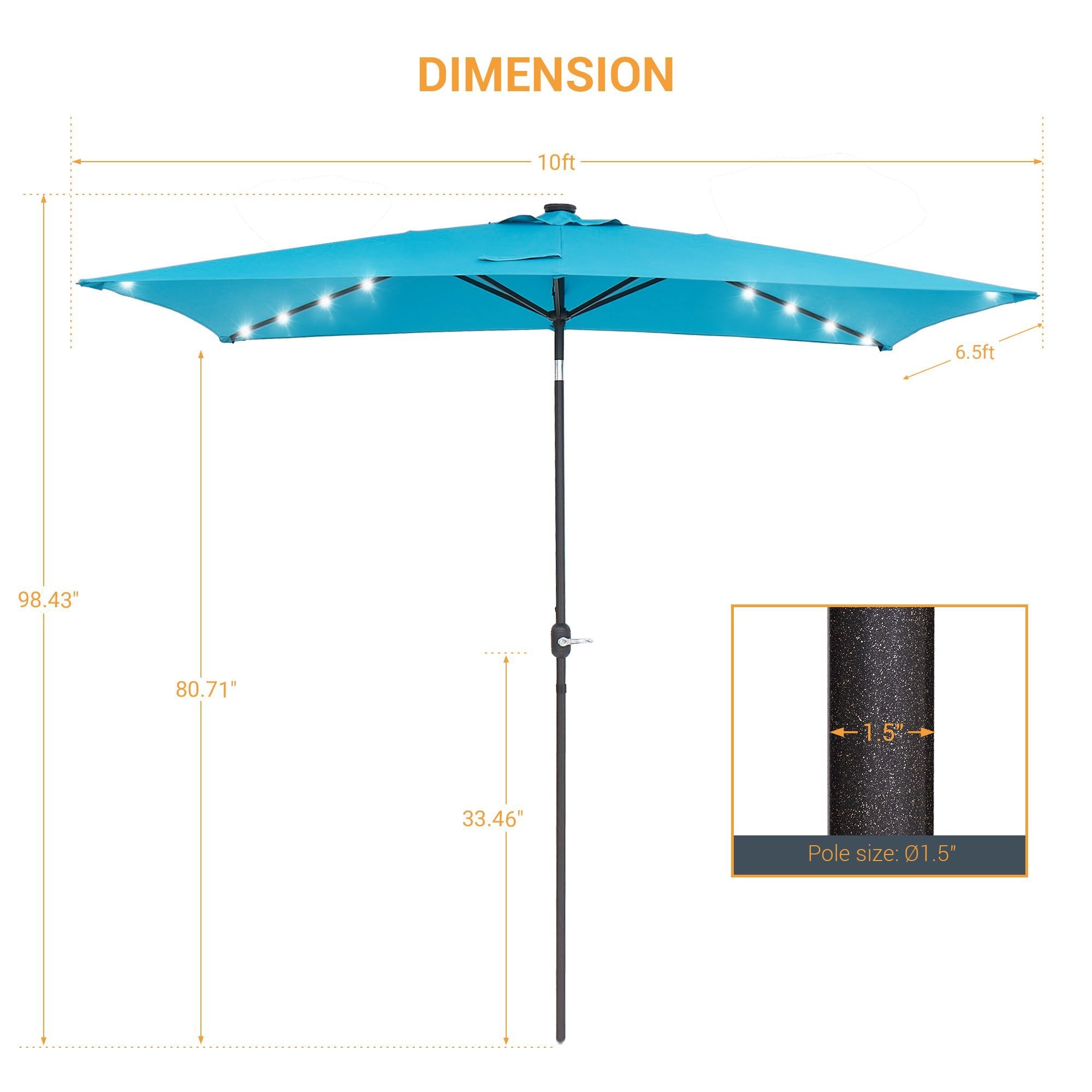 Sonkuki SD-127Q-LED Umbrellas-2 - View #2