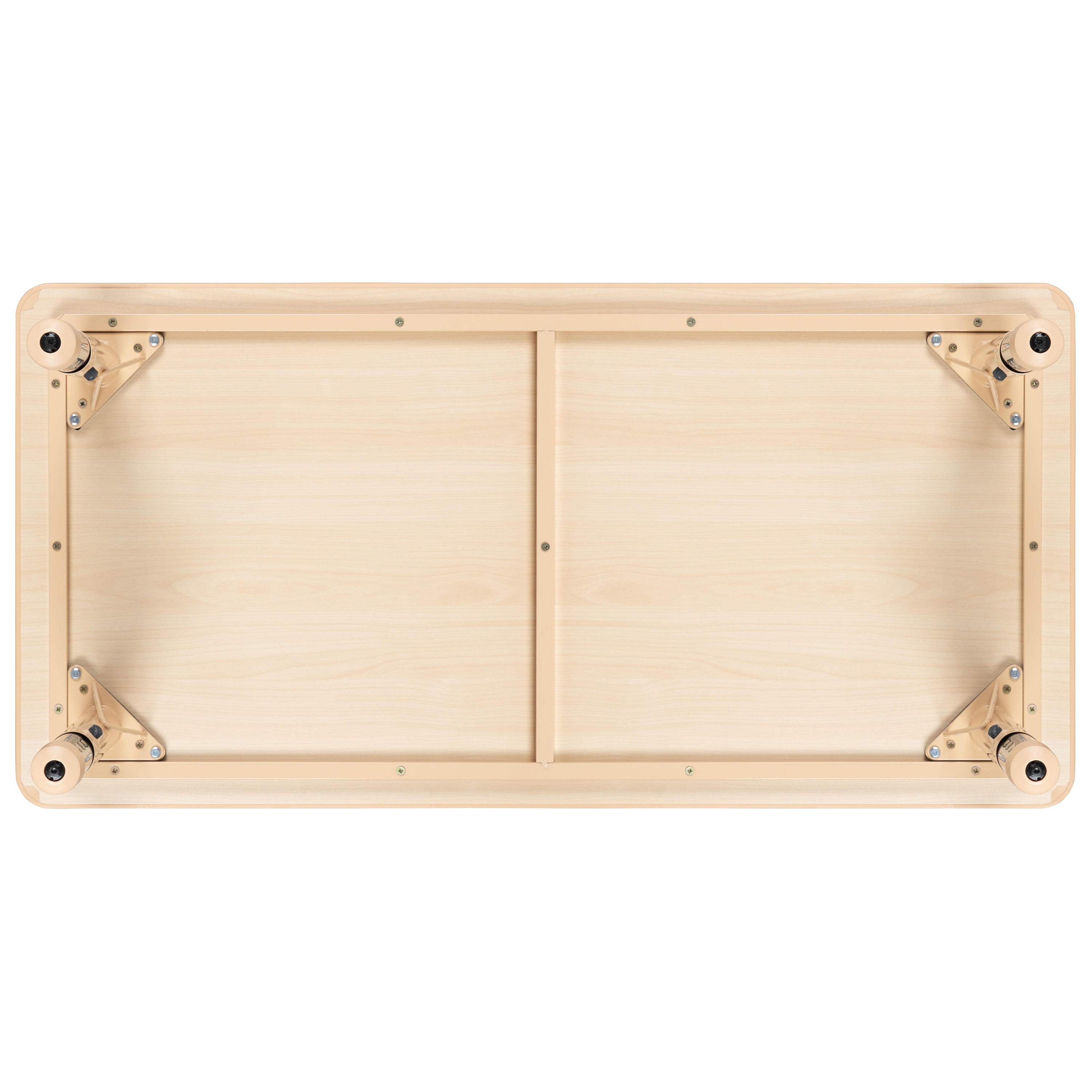 Natural Plastic Adjustable Height Kids Activity Table